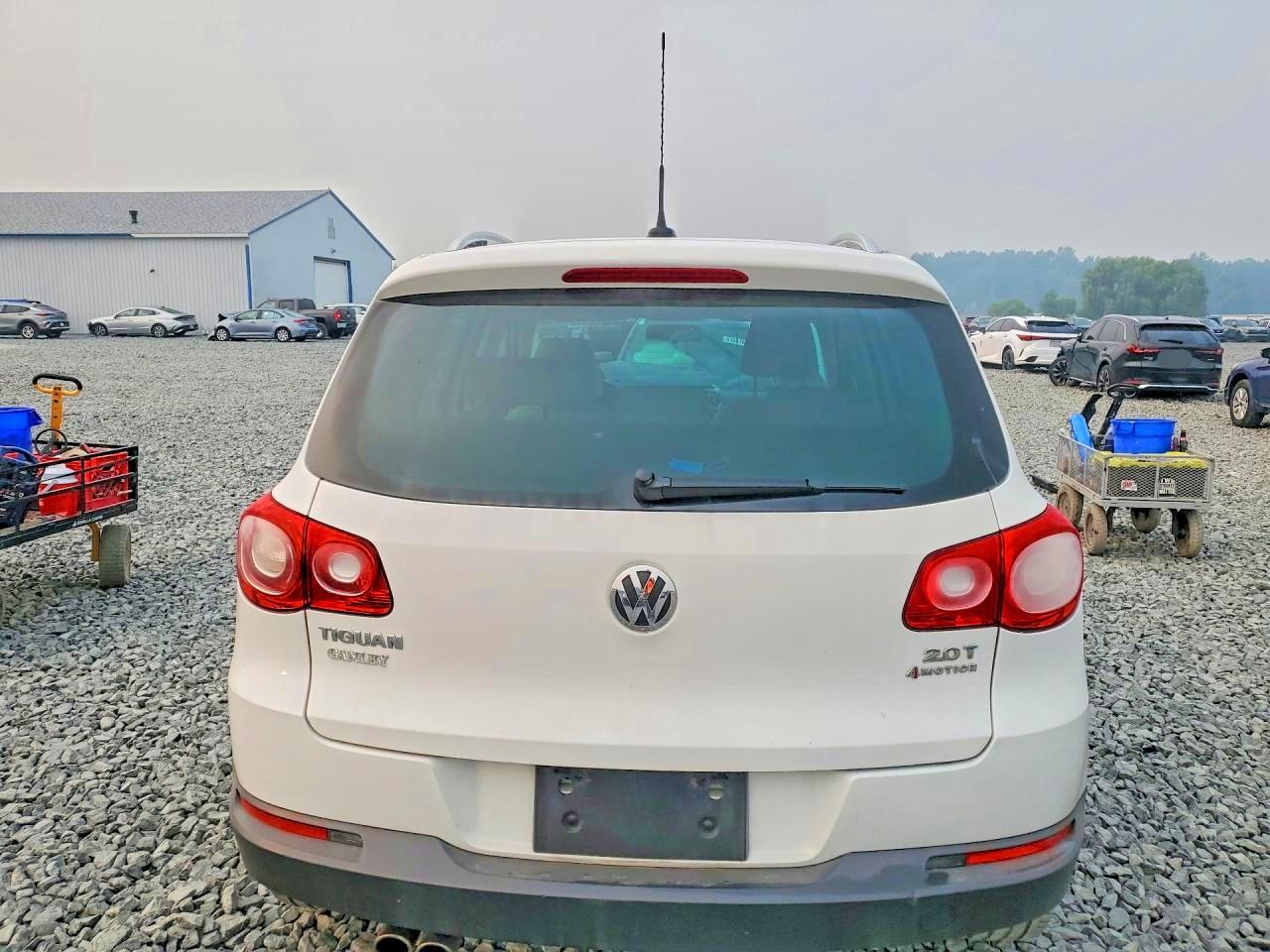 2011 Volkswagen Tiguan S/se/sel White vin: WVGBV7AX2BW549659