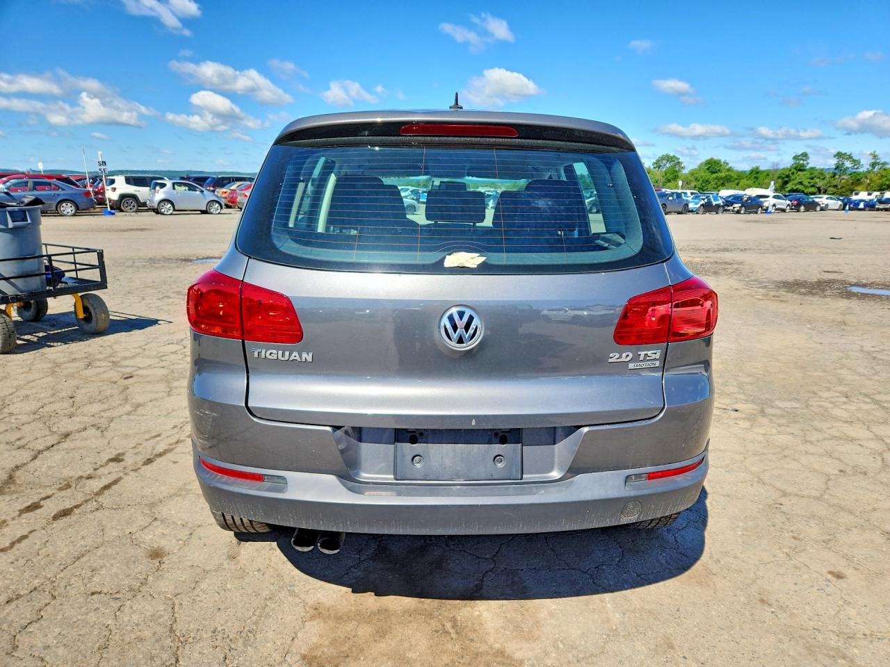 2012 Volkswagen Tiguan S Gray vin: WVGBV7AX2CW005034