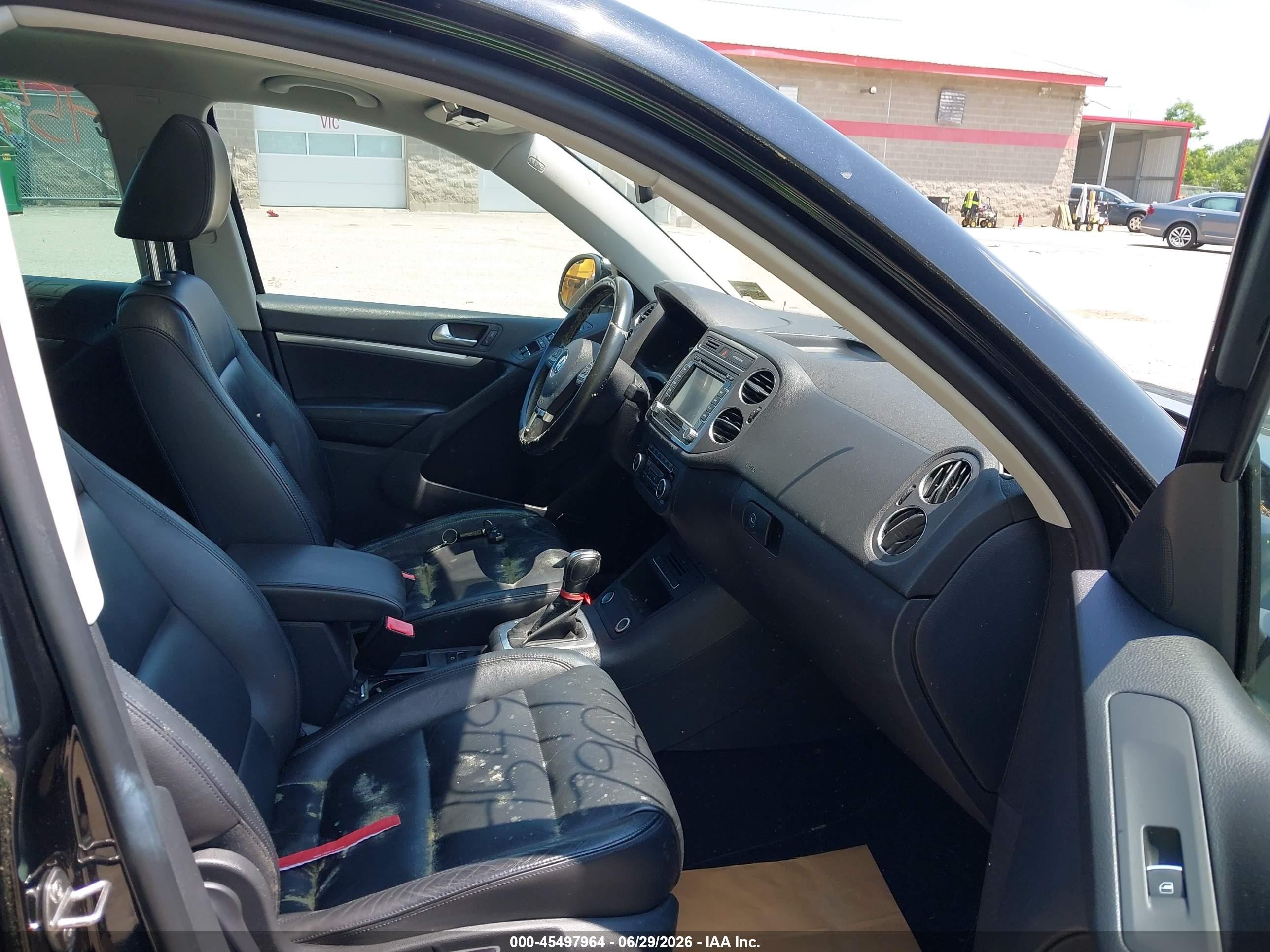 2012 Volkswagen Tiguan Sel Black vin: WVGBV7AX2CW591895