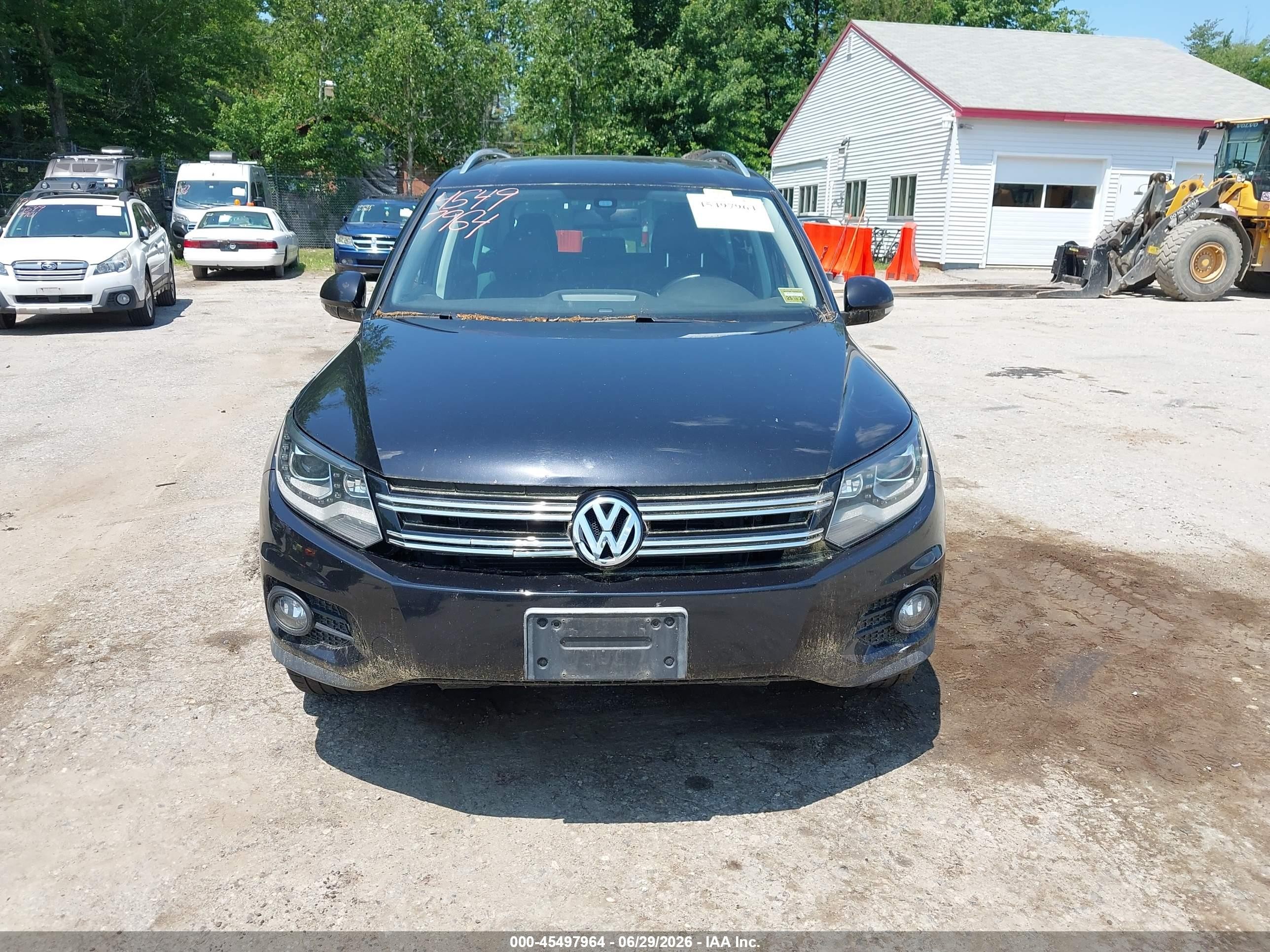 2012 Volkswagen Tiguan Sel Black vin: WVGBV7AX2CW591895