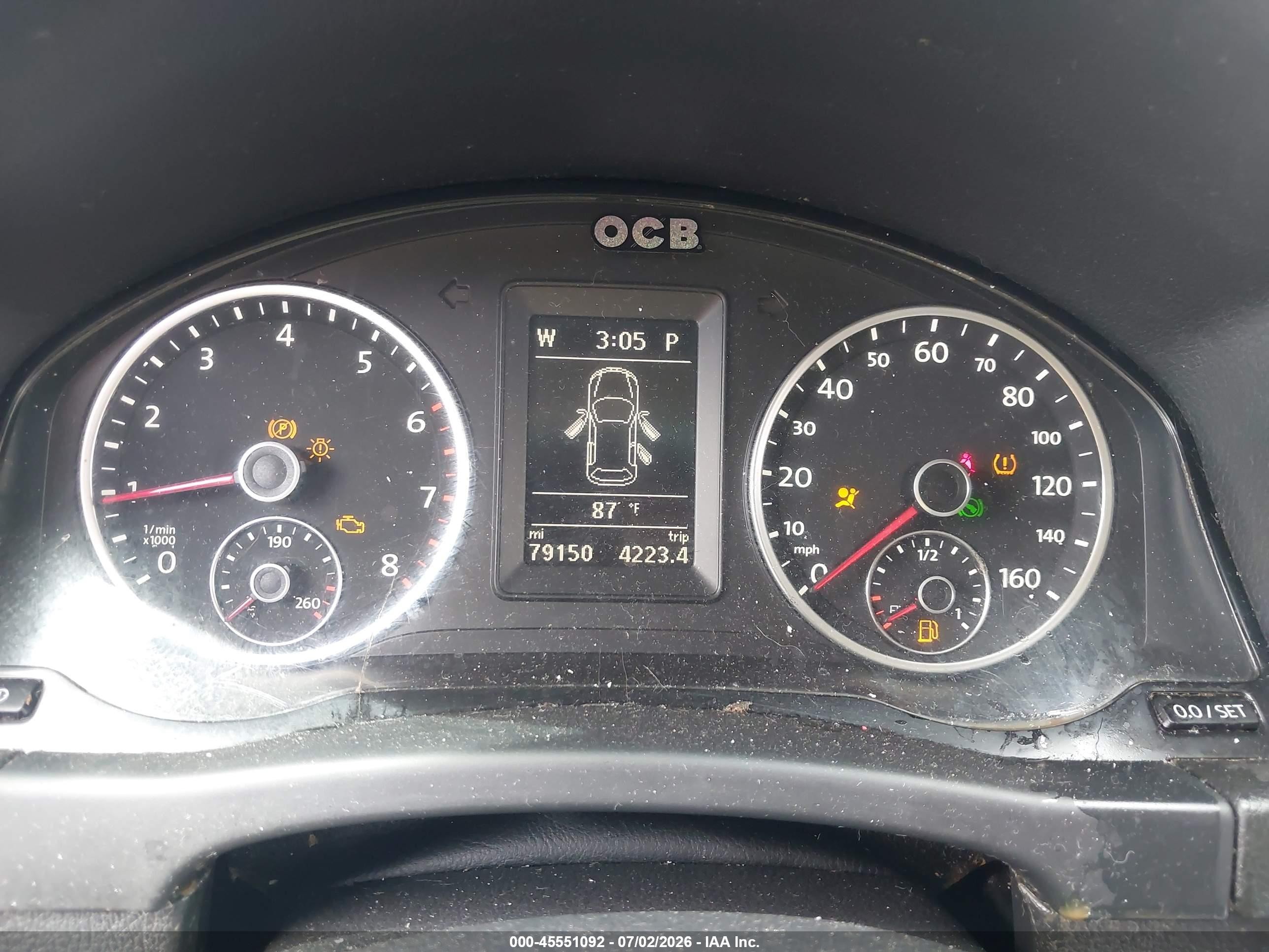 2013 Volkswagen Tiguan Se Silver vin: WVGBV7AX2DW509732