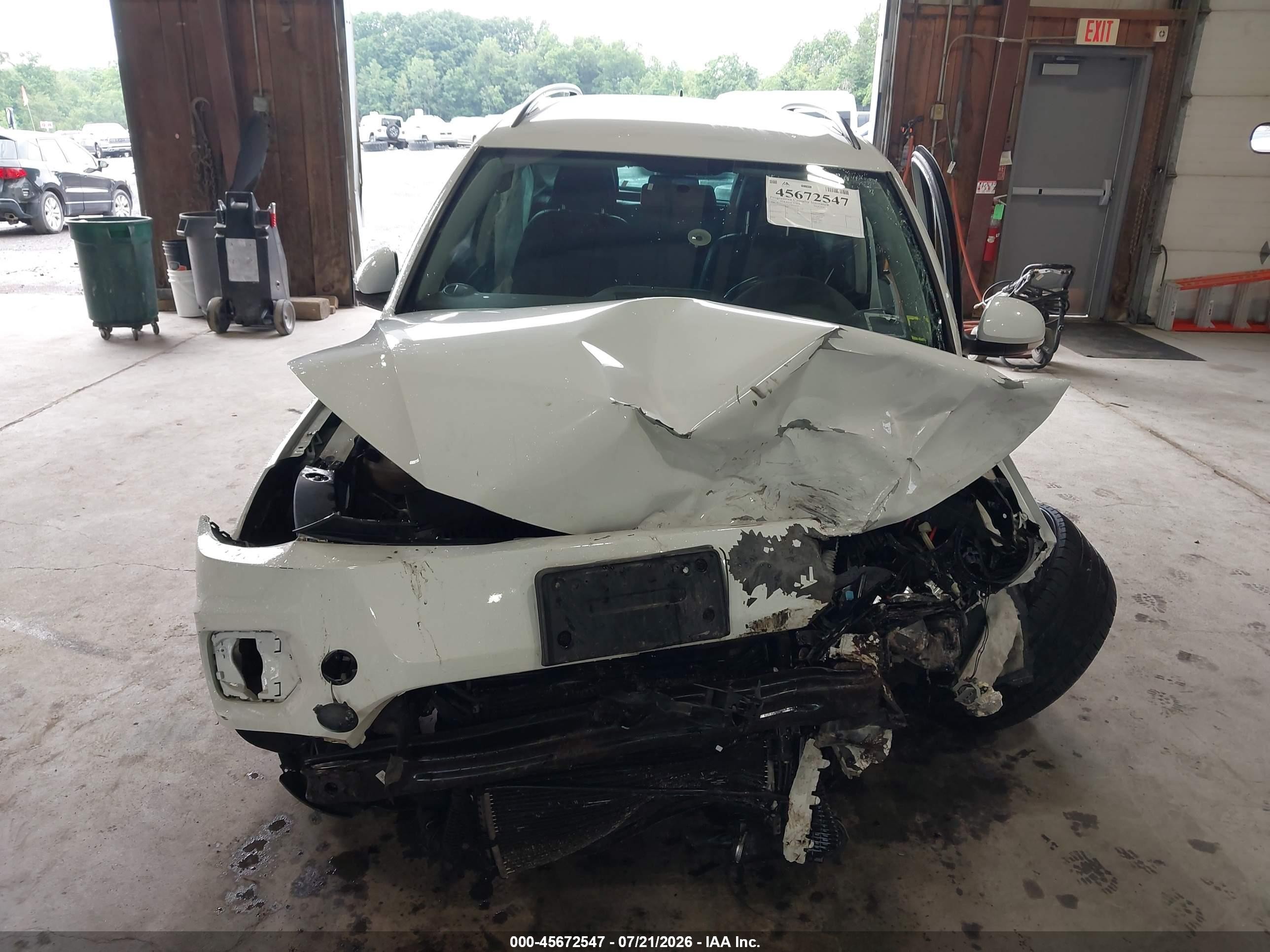 2015 Volkswagen Tiguan Se White vin: WVGBV7AX2FW510723