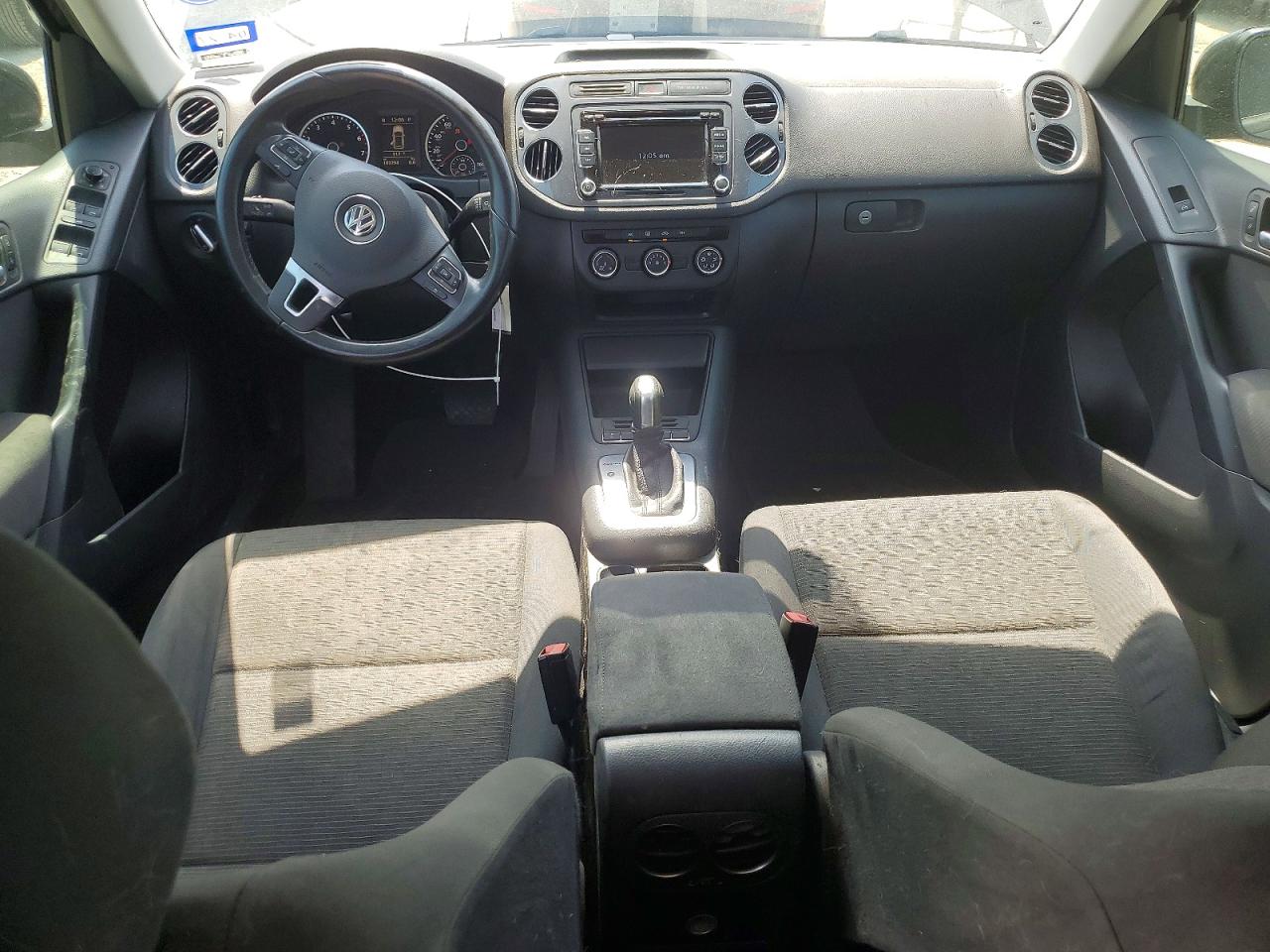 2015 Volkswagen Tiguan S Black vin: WVGBV7AX2FW553488
