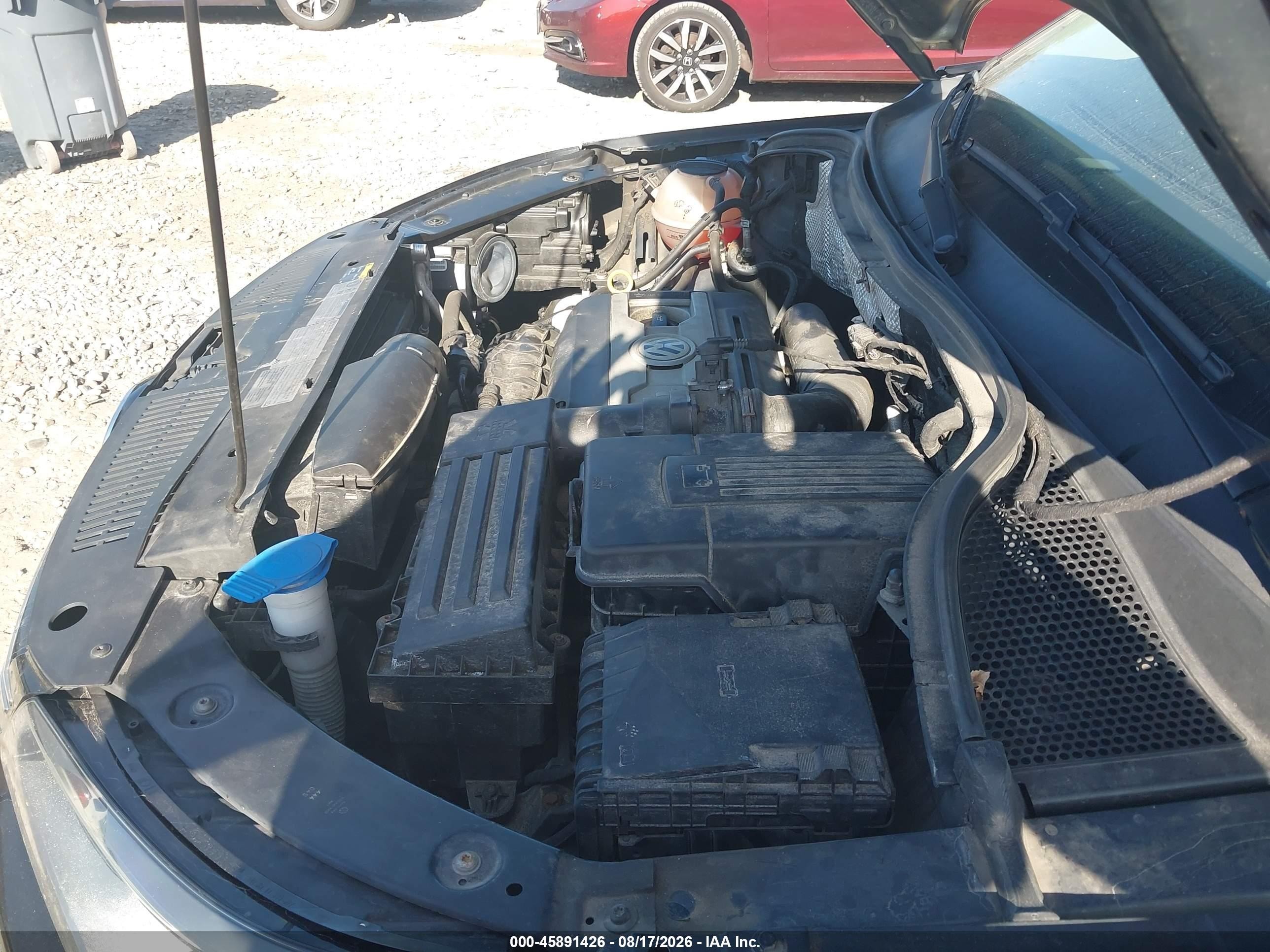 2015 Volkswagen Tiguan Se Черный vin: WVGBV7AX2FW554897