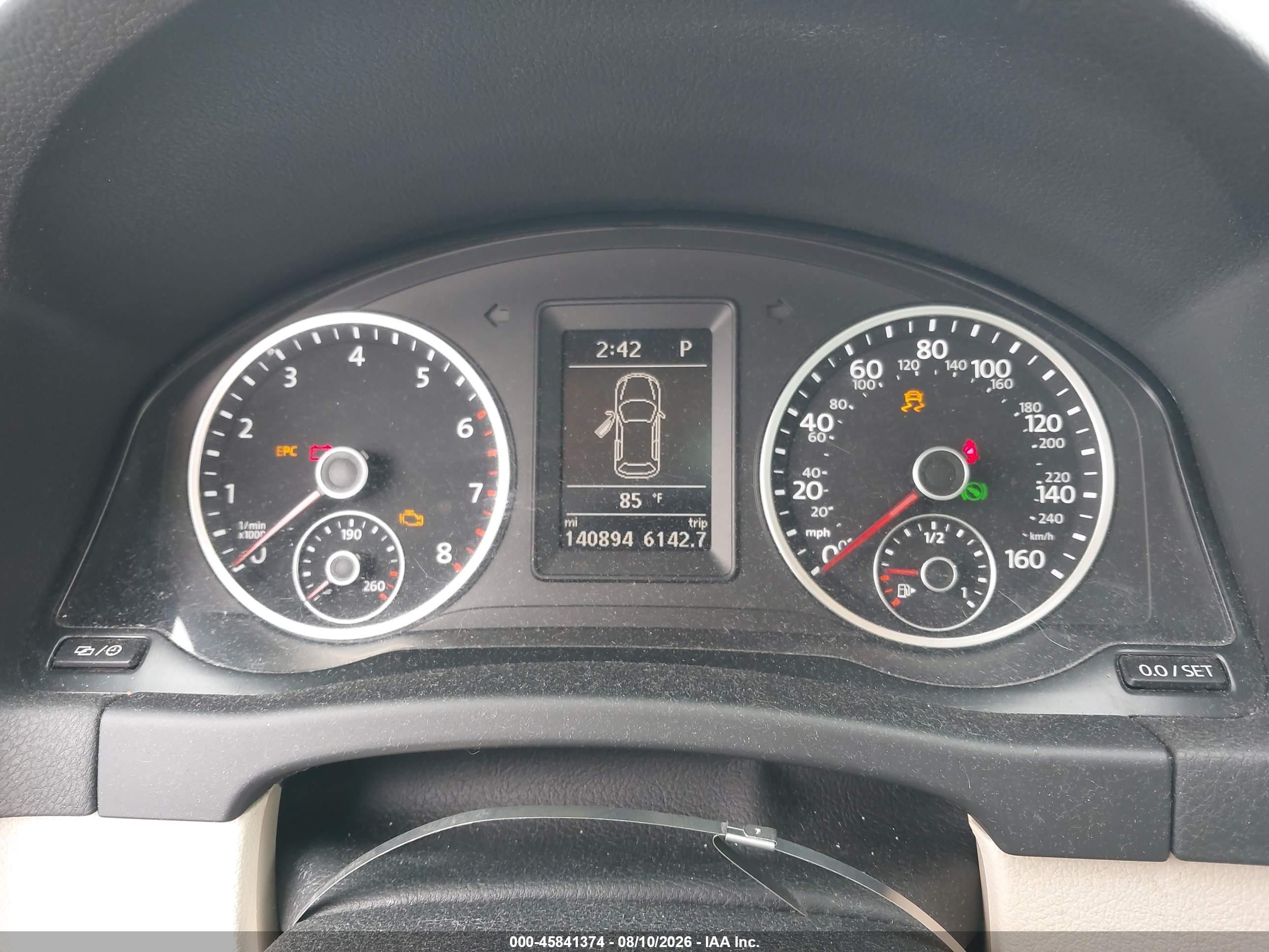 2015 Volkswagen Tiguan Se Белый vin: WVGBV7AX2FW588337