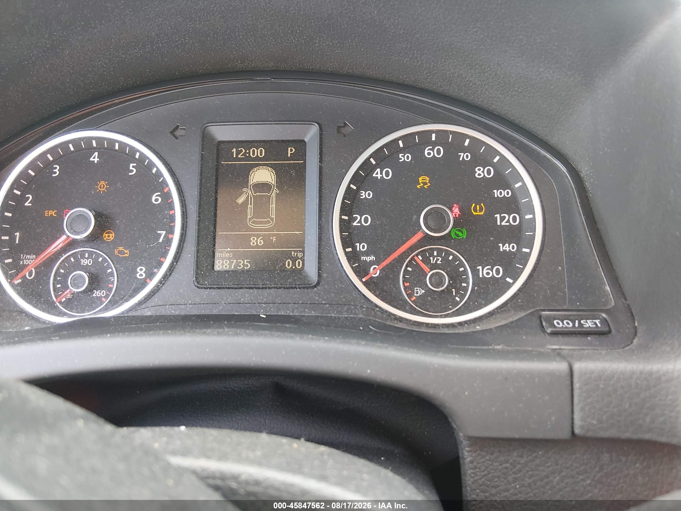 2010 Volkswagen Tiguan Se Black vin: WVGBV7AX3AW501053