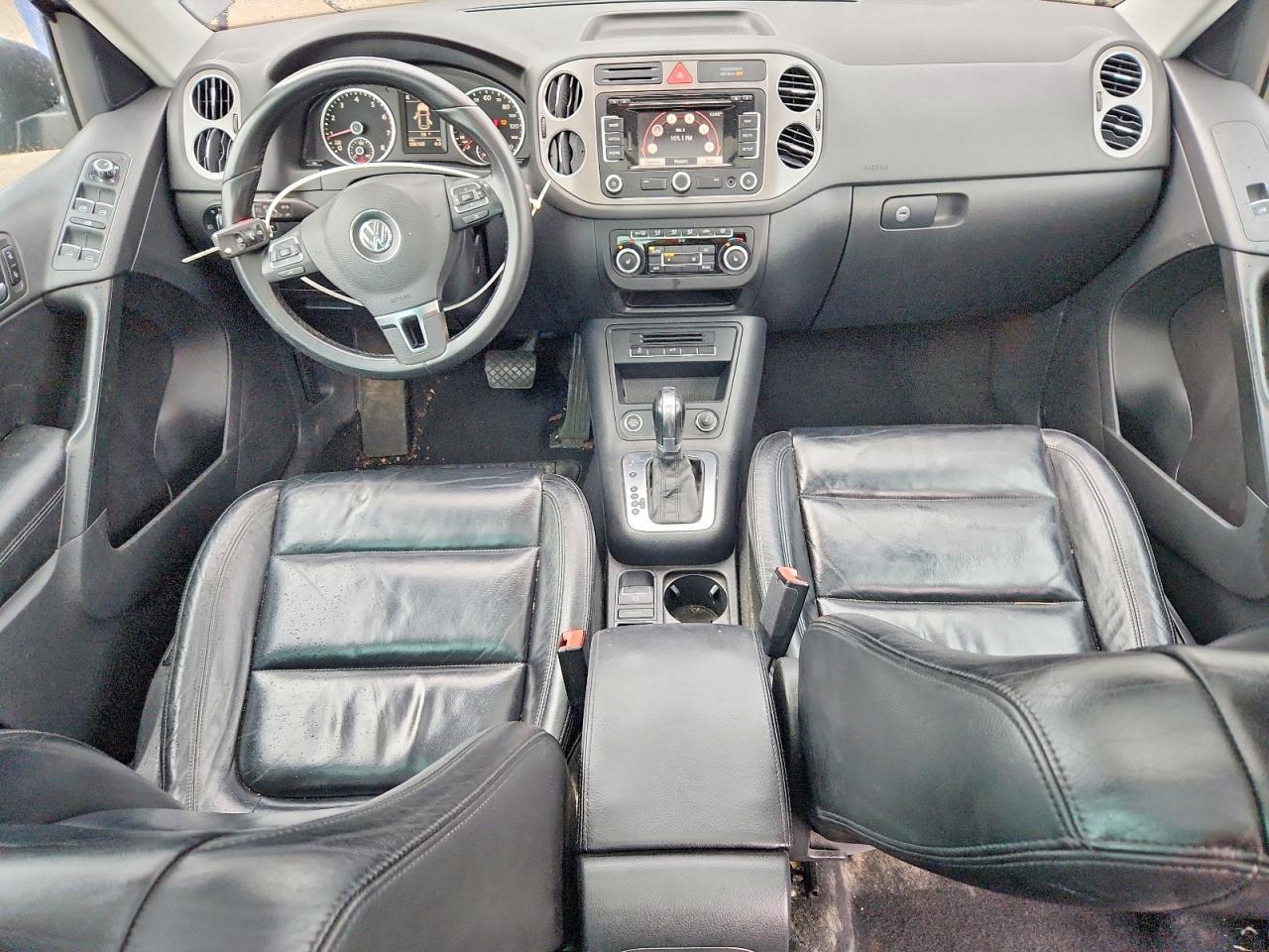 2011 Volkswagen Tiguan S Black vin: WVGBV7AX3BW534426