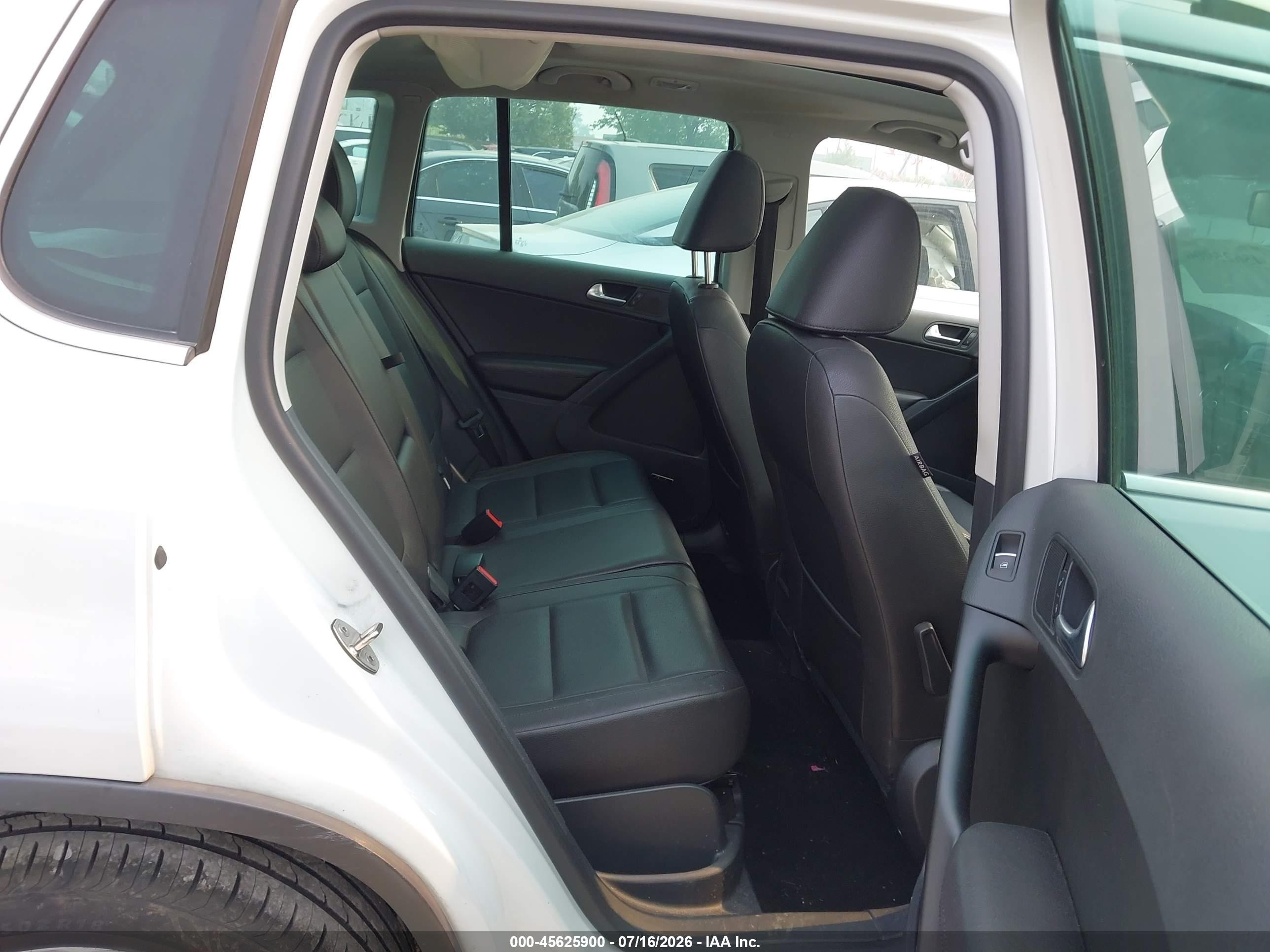 2015 Volkswagen Tiguan Sel White vin: WVGBV7AX3FW509788