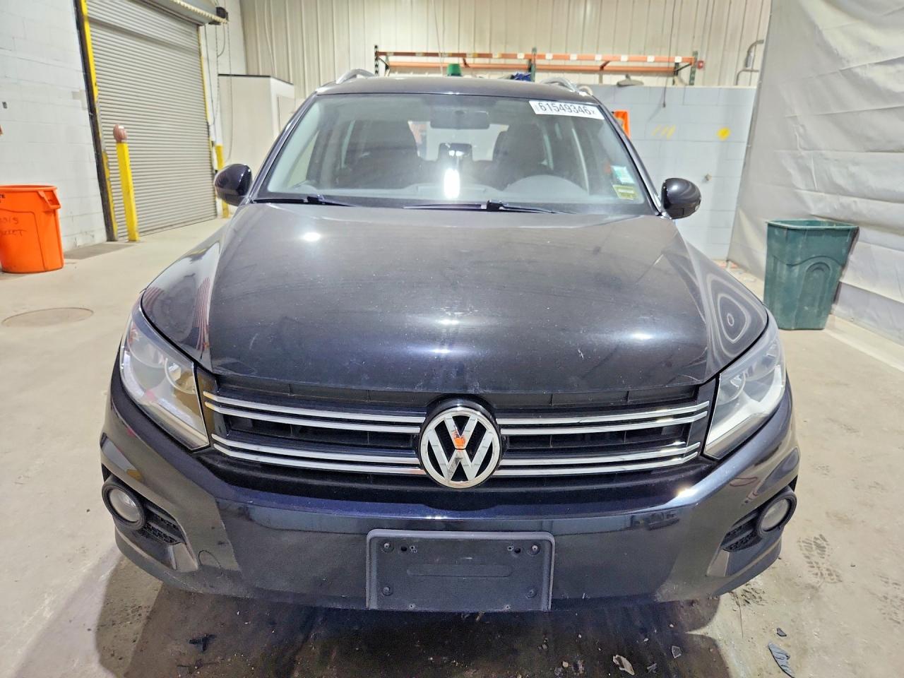 2015 Volkswagen Tiguan S Black vin: WVGBV7AX3FW517132