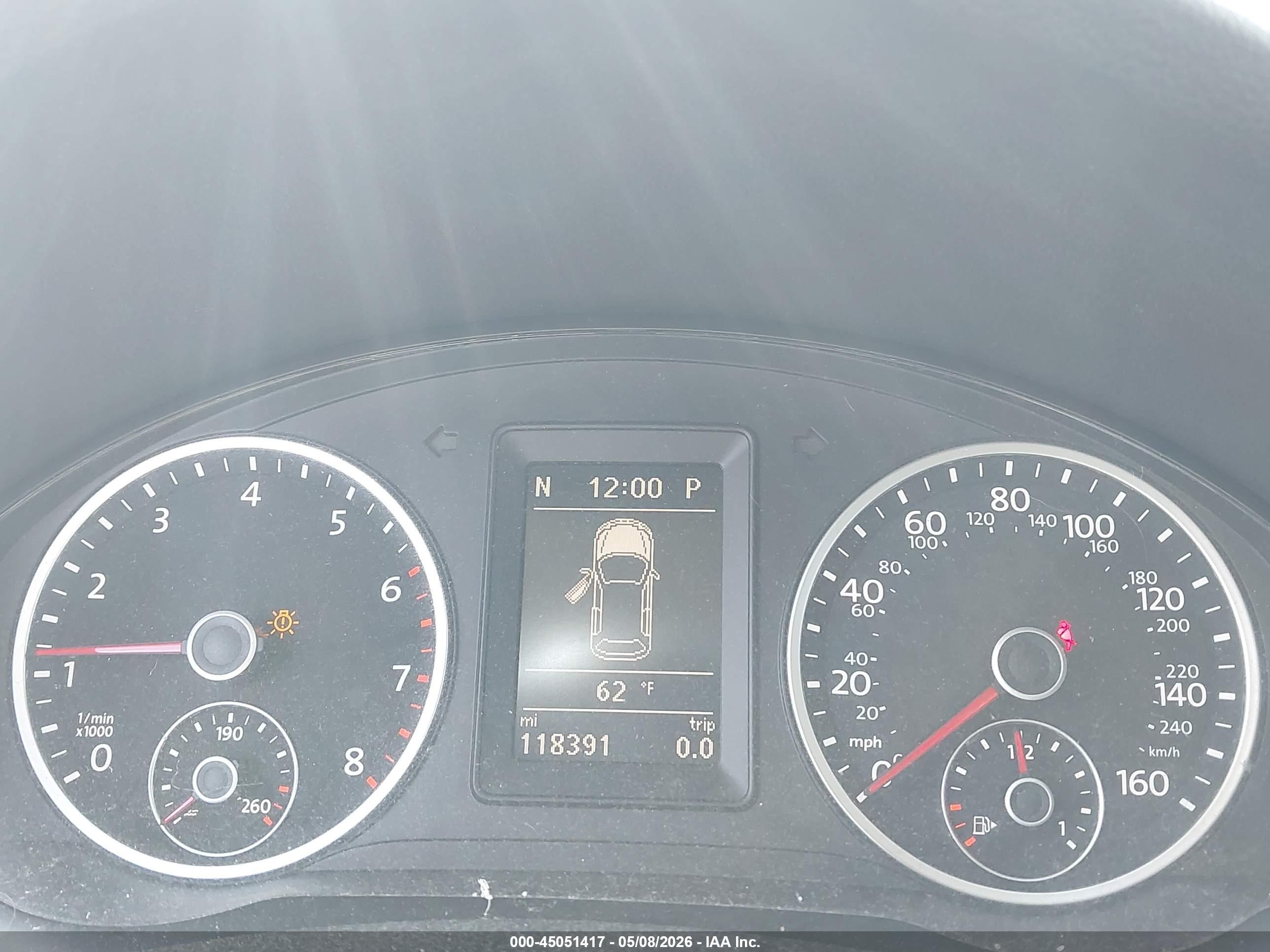 2015 Volkswagen Tiguan S Black vin: WVGBV7AX3FW574480