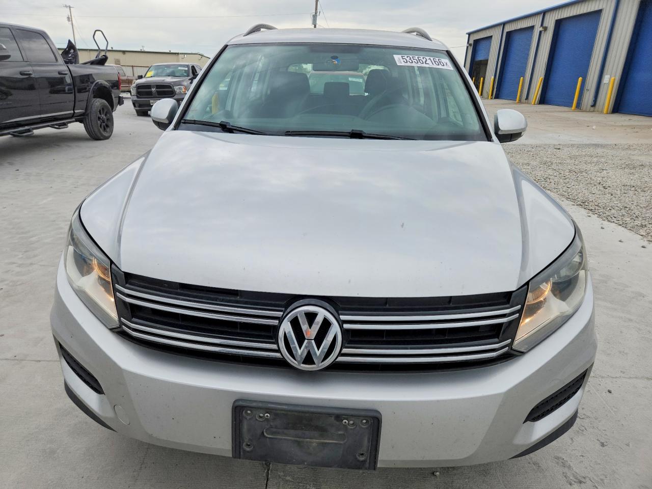 2015 Volkswagen Tiguan S Silver vin: WVGBV7AX3FW610040