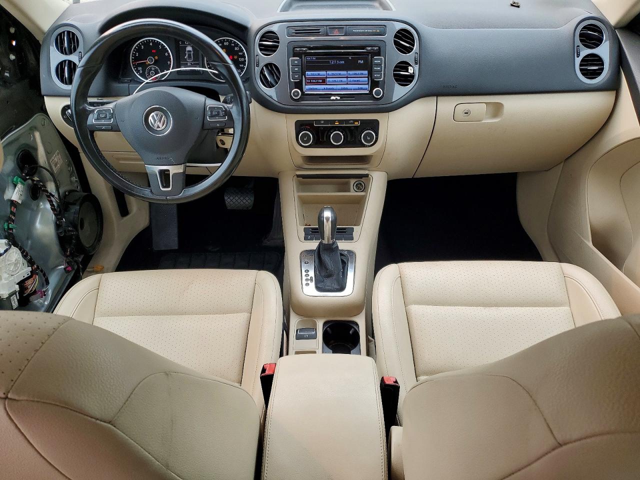 2012 Volkswagen Tiguan S Black vin: WVGBV7AX4CW539555