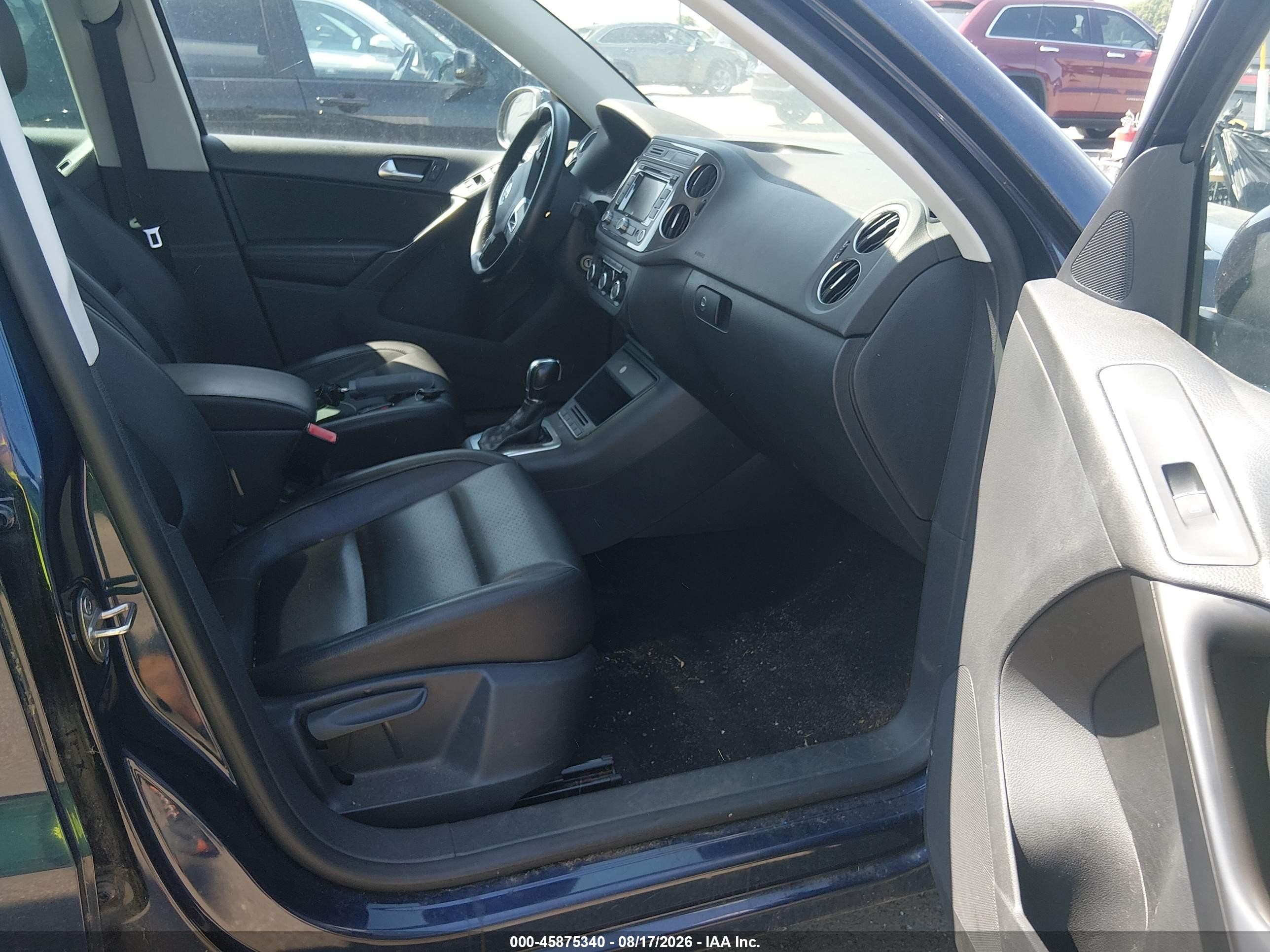2012 Volkswagen Tiguan Se Blue vin: WVGBV7AX4CW594247