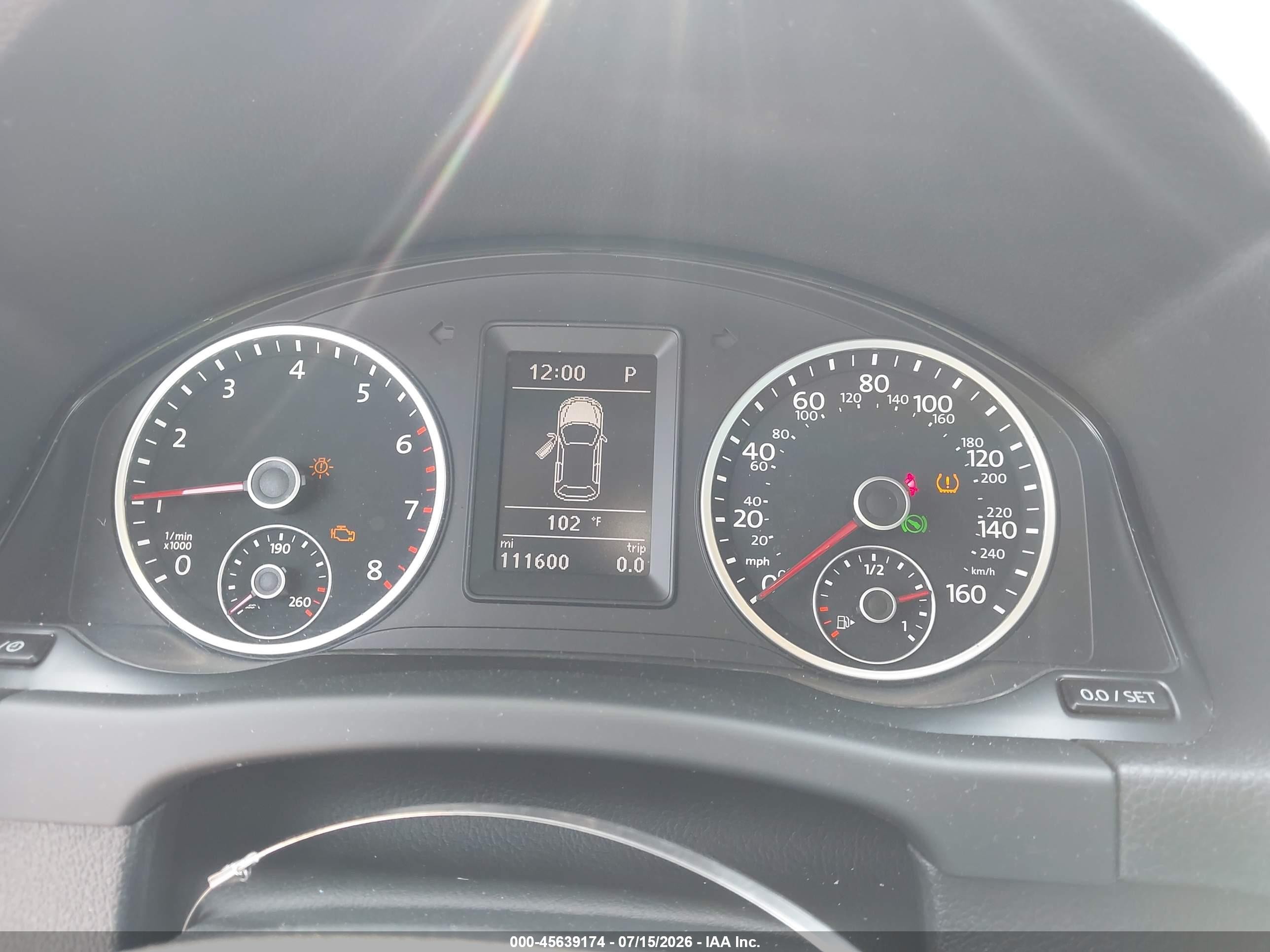 2015 Volkswagen Tiguan Sel Черный vin: WVGBV7AX4FW544985