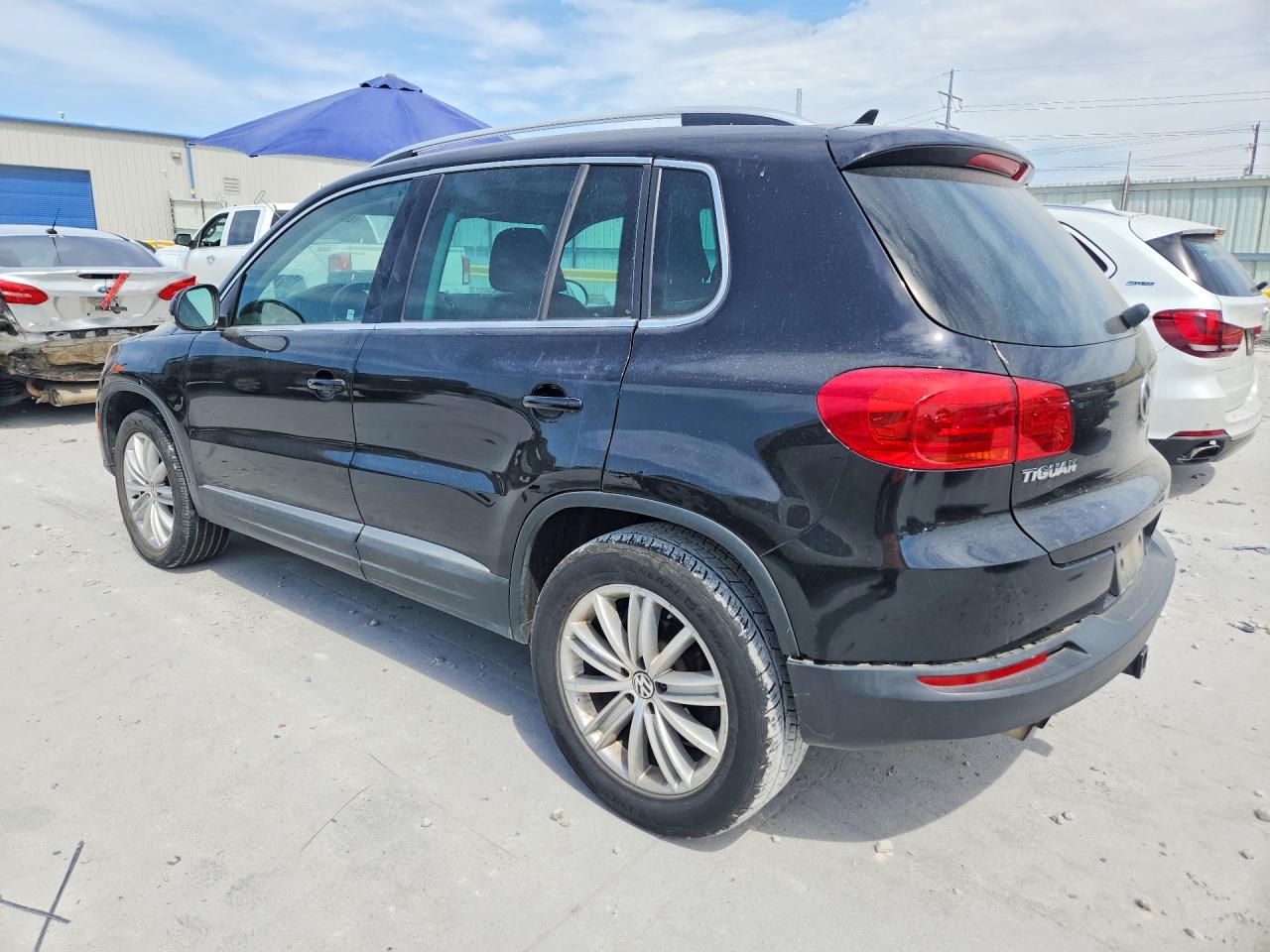 2015 Volkswagen Tiguan S Black vin: WVGBV7AX4FW596200