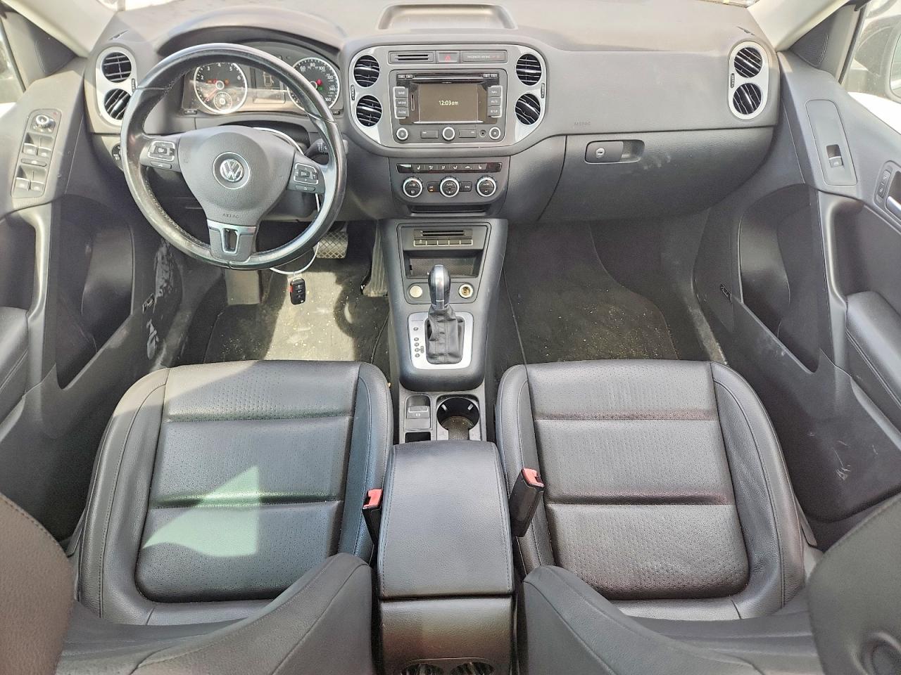 2015 Volkswagen Tiguan S Black vin: WVGBV7AX4FW596200