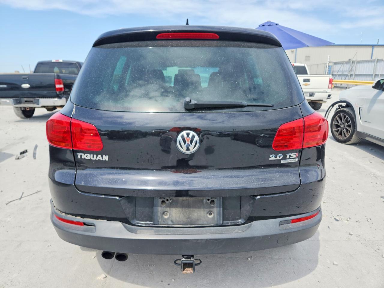 2015 Volkswagen Tiguan S Black vin: WVGBV7AX4FW596200