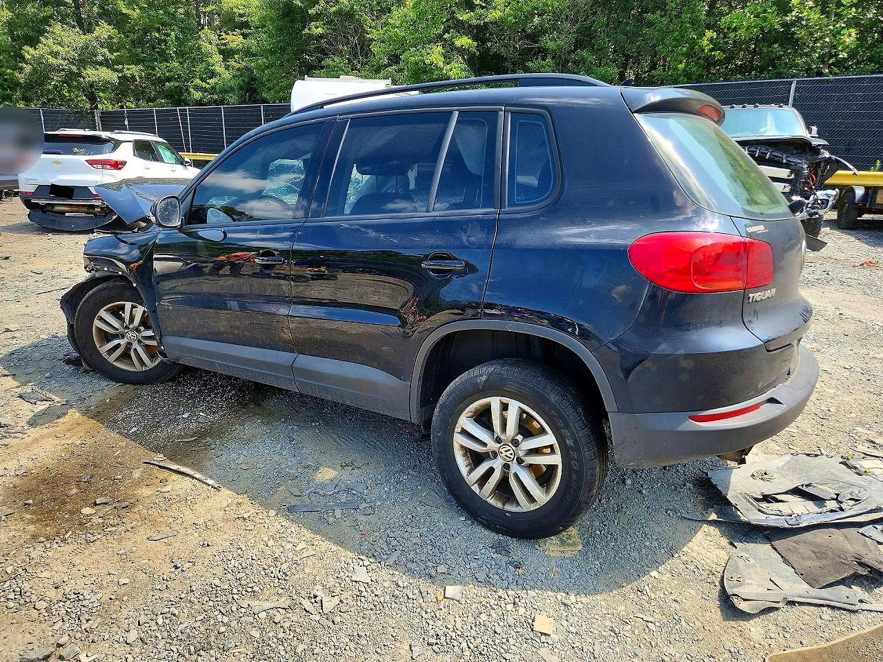 2017 Volkswagen Tiguan S Black vin: WVGBV7AX4HK021802