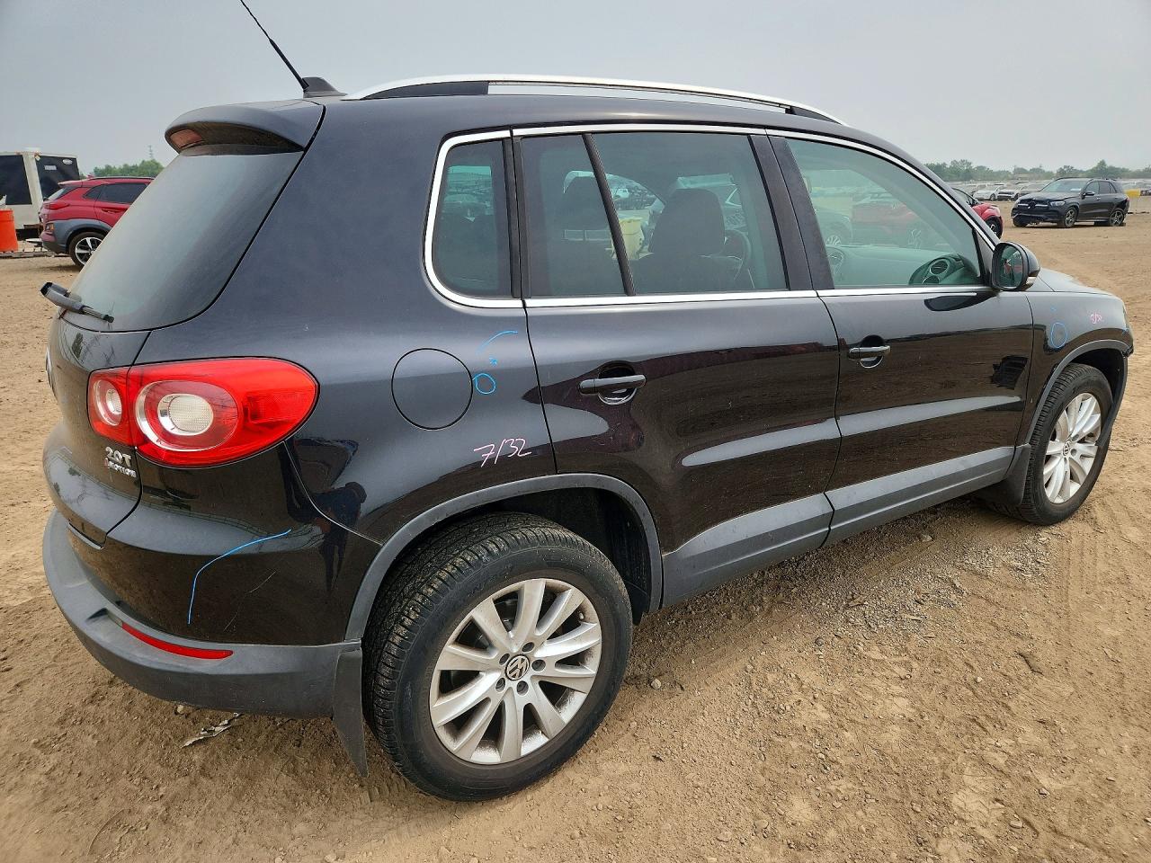 2010 Volkswagen Tiguan Se Black vin: WVGBV7AX5AW508523