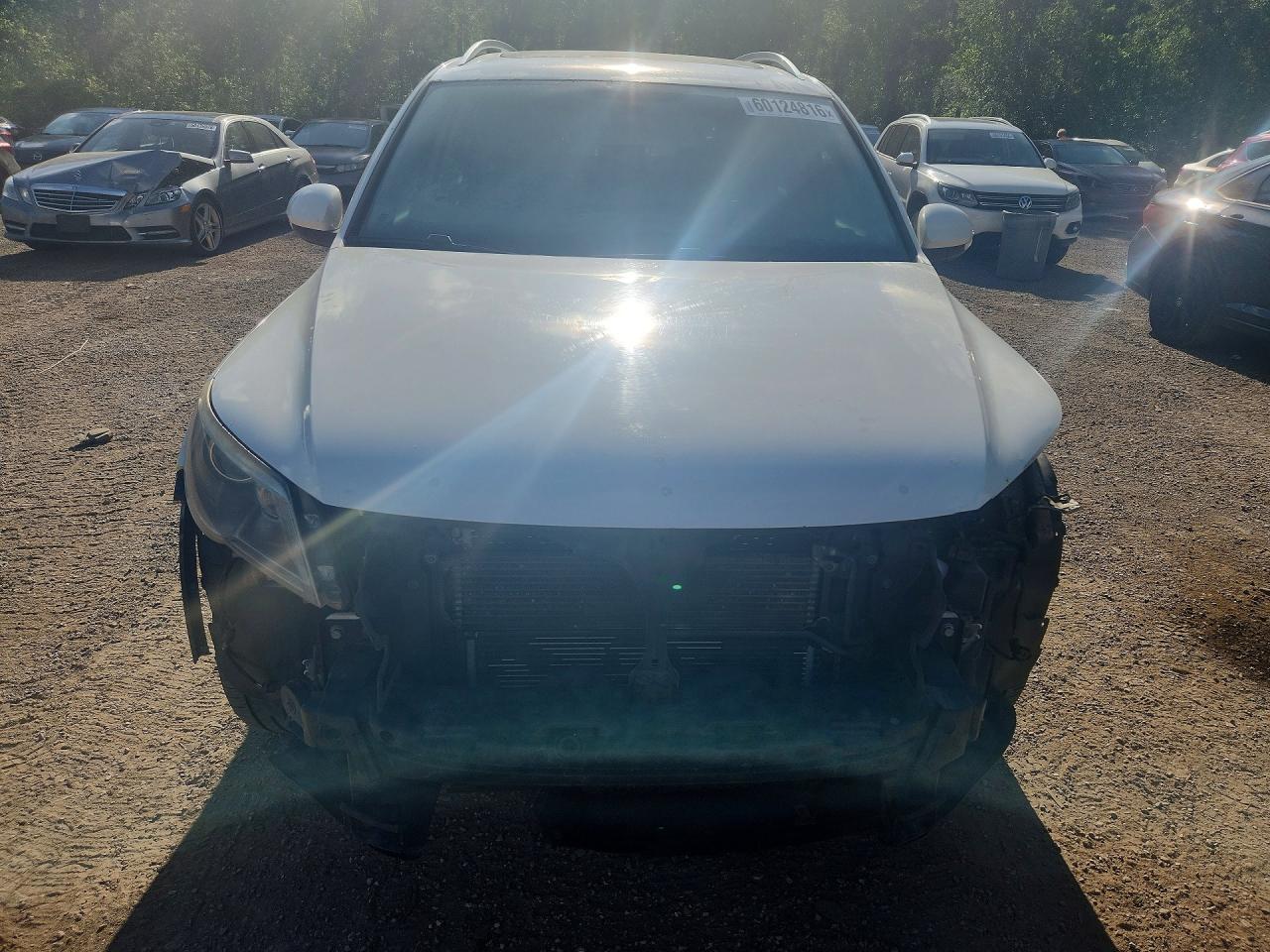 2010 Volkswagen Tiguan Se White vin: WVGBV7AX5AW509719