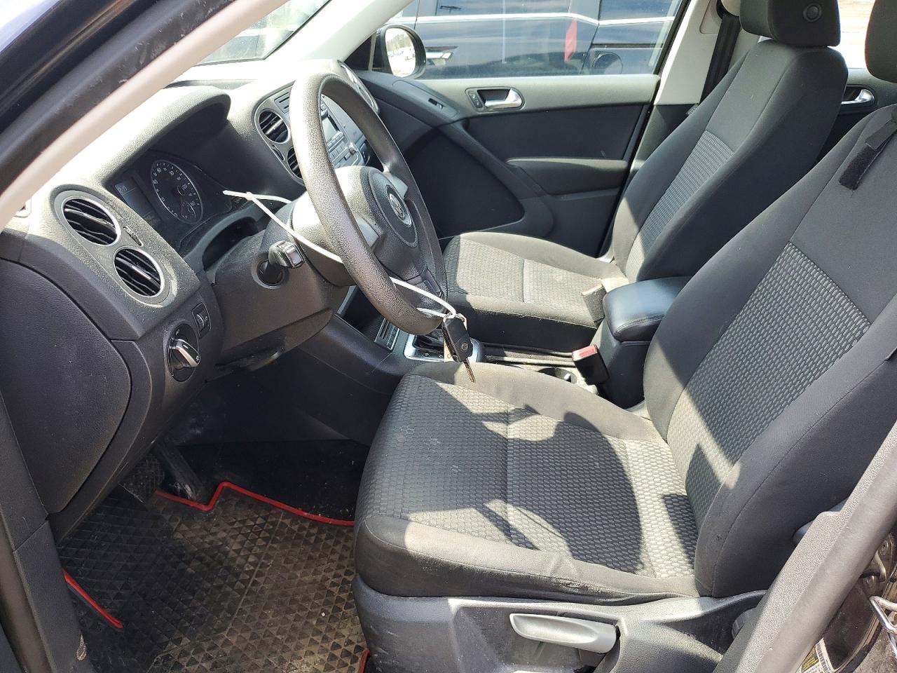 2011 Volkswagen Tiguan S Black vin: WVGBV7AX5BW522066