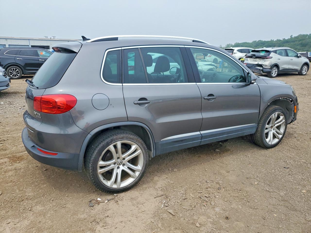 2012 Volkswagen Tiguan S Charcoal vin: WVGBV7AX5CW000443