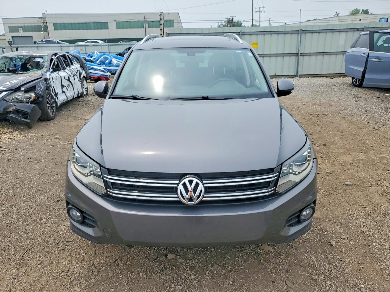 2012 Volkswagen Tiguan S Charcoal vin: WVGBV7AX5CW000443