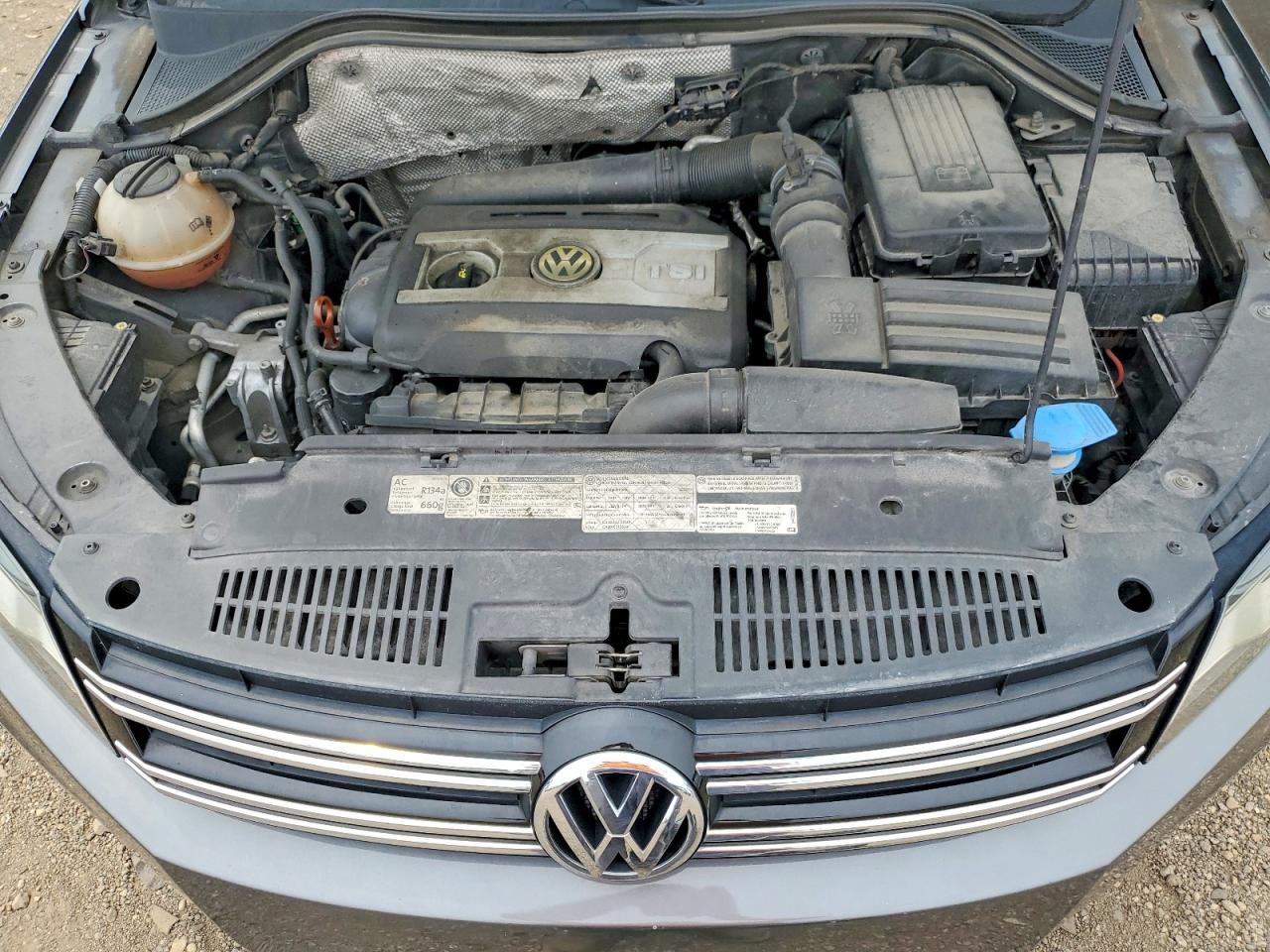 2012 Volkswagen Tiguan S Charcoal vin: WVGBV7AX5CW000443