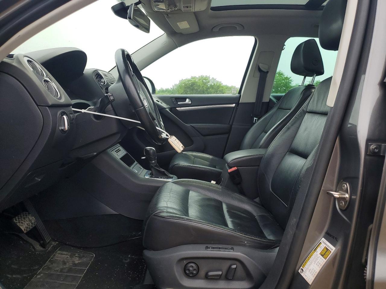 2012 Volkswagen Tiguan S Charcoal vin: WVGBV7AX5CW000443