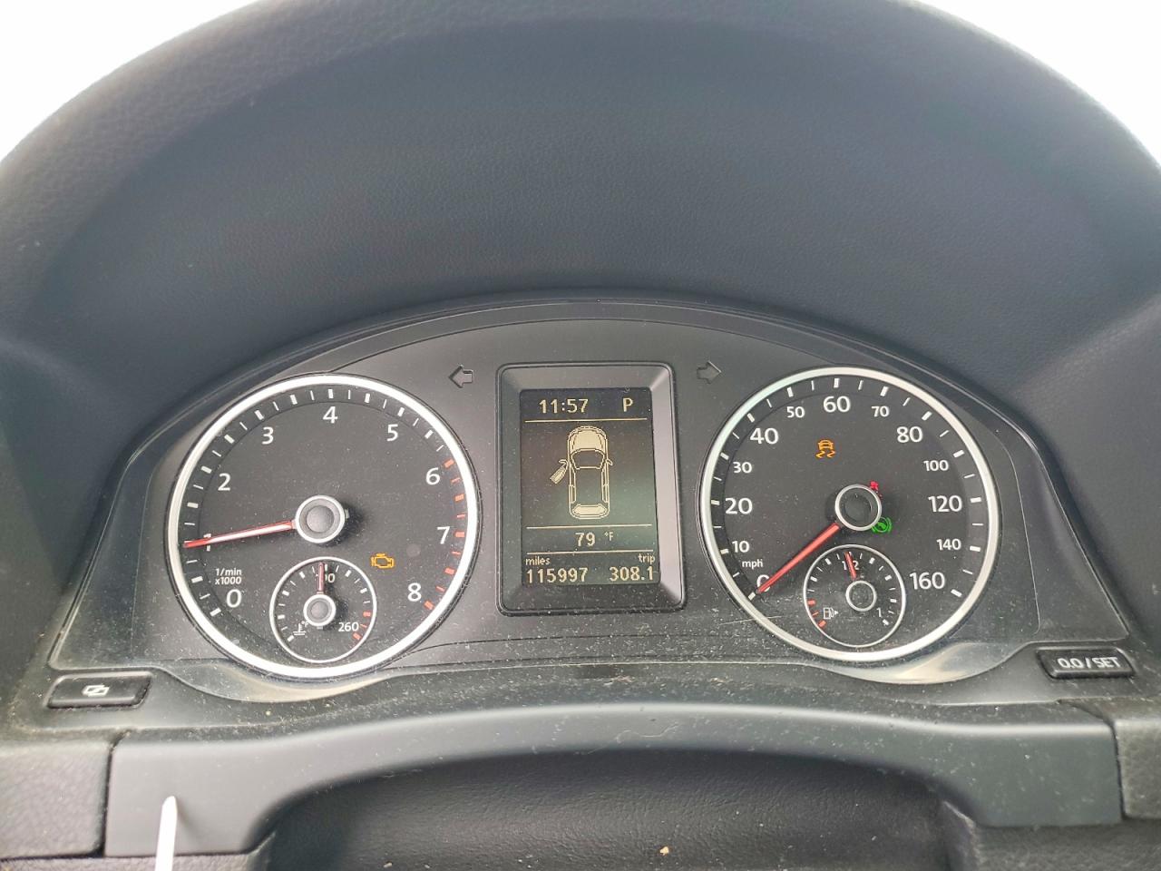 2012 Volkswagen Tiguan S Charcoal vin: WVGBV7AX5CW000443
