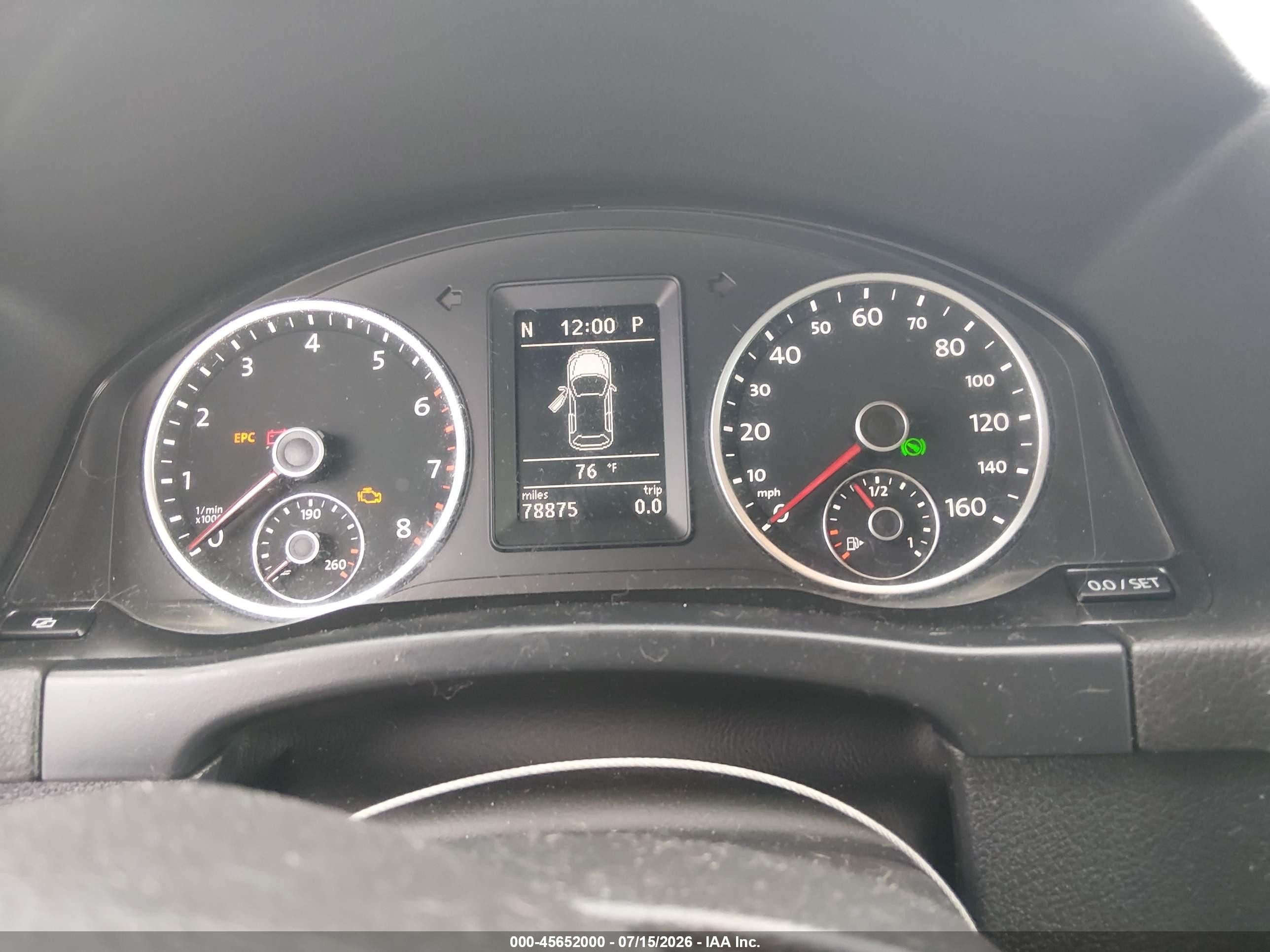 2012 Volkswagen Tiguan Se Серебряный vin: WVGBV7AX5CW531321