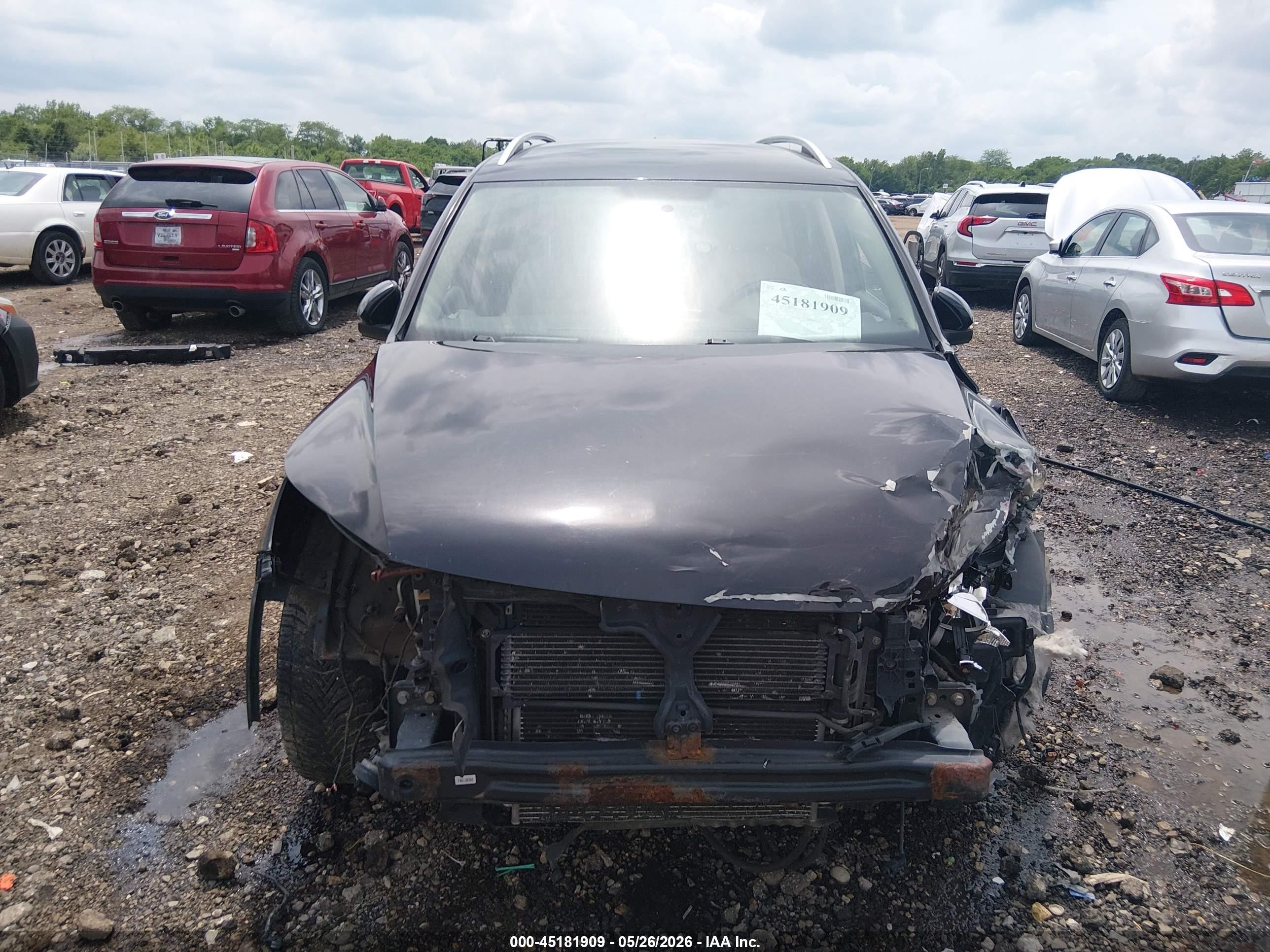 2012 Volkswagen Tiguan Se Black vin: WVGBV7AX5CW541864