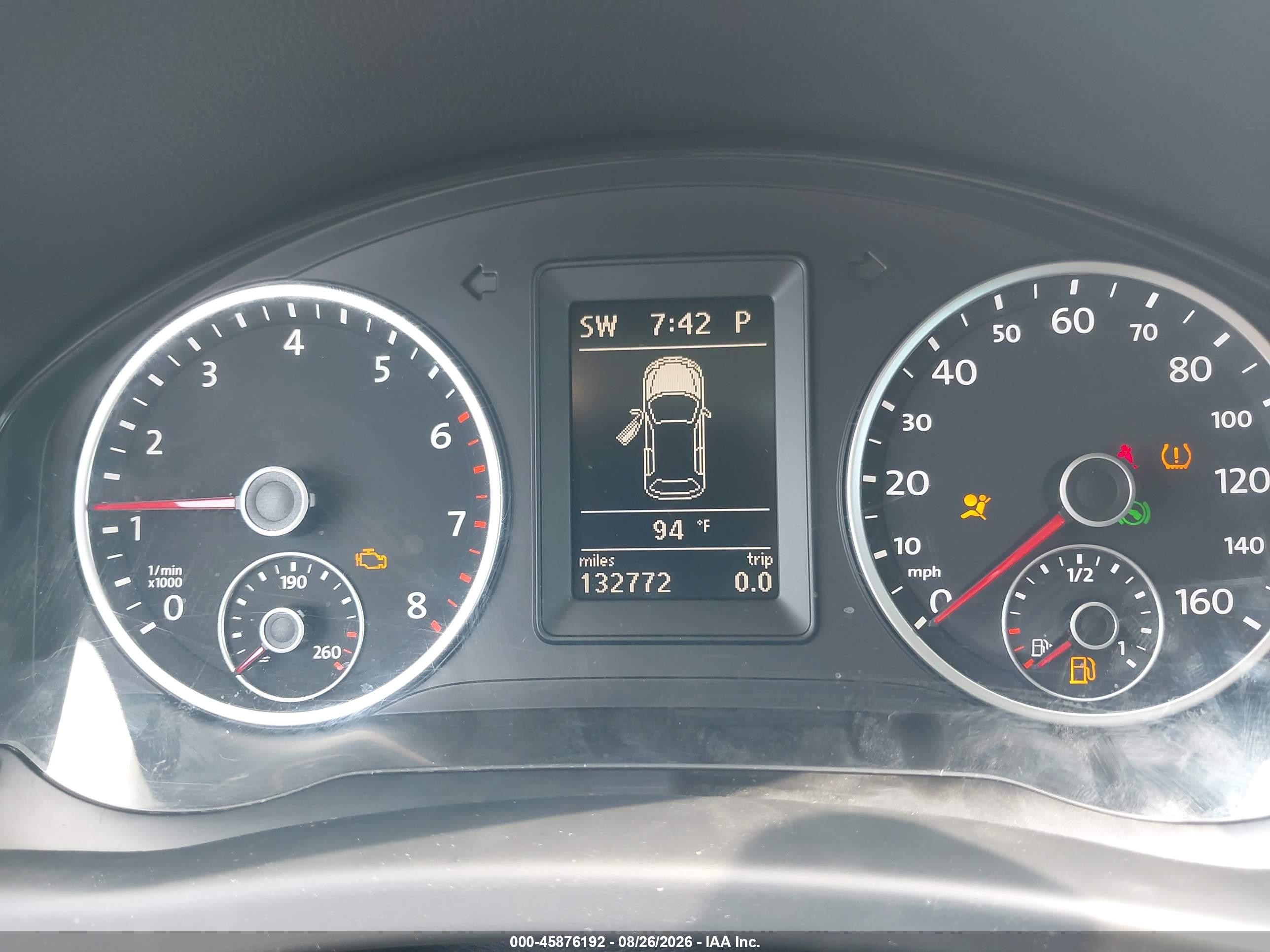 2012 Volkswagen Tiguan Se Silver vin: WVGBV7AX5CW558423