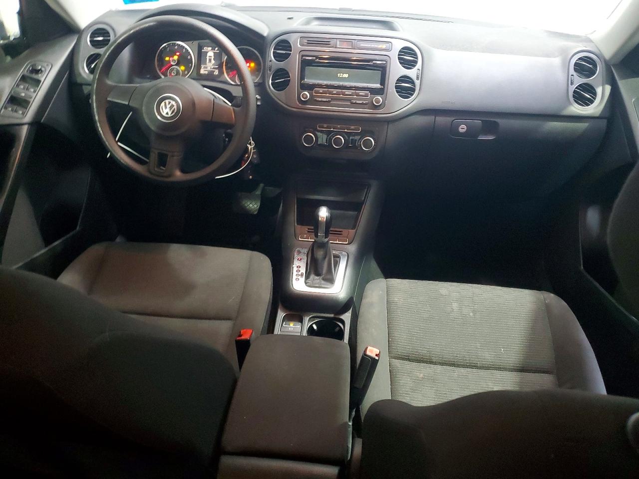 2012 Volkswagen Tiguan S/se/sel Black vin: WVGBV7AX5CW607037