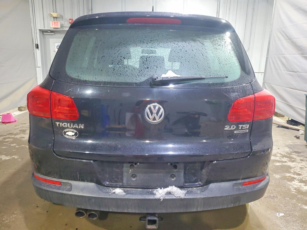 2012 Volkswagen Tiguan S/se/sel Black vin: WVGBV7AX5CW607037