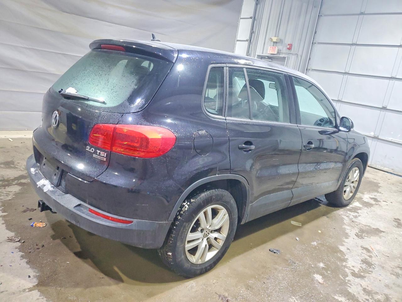 2012 Volkswagen Tiguan S/se/sel Black vin: WVGBV7AX5CW607037