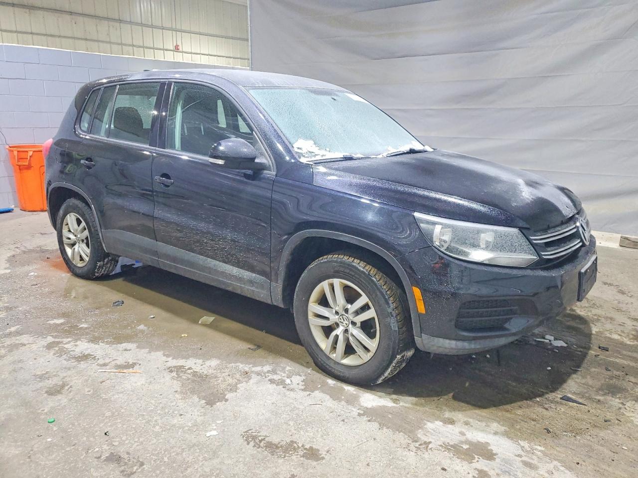 2012 Volkswagen Tiguan S/se/sel Black vin: WVGBV7AX5CW607037