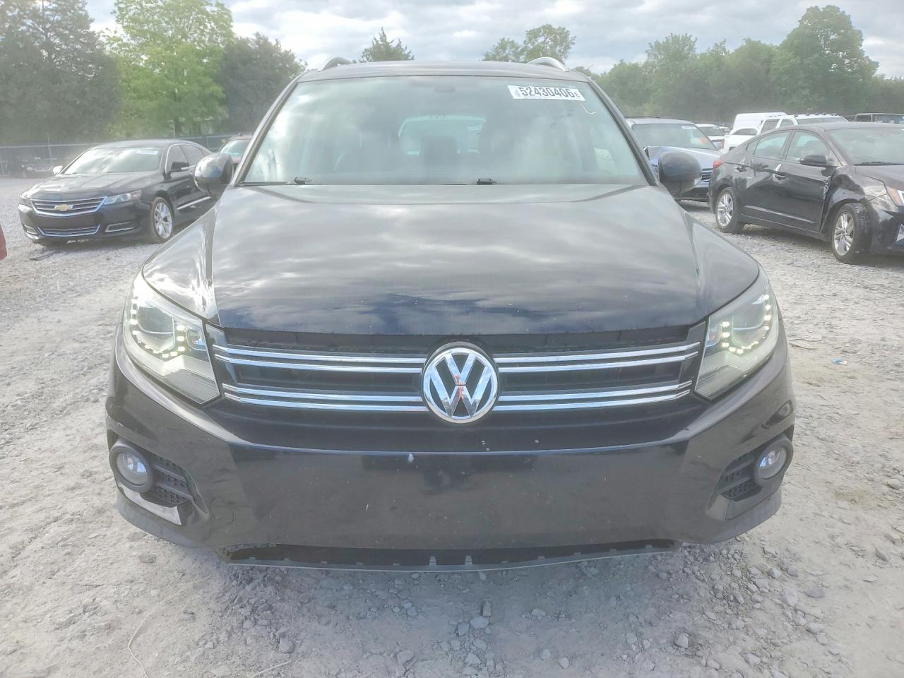 2012 Volkswagen Tiguan S Black vin: WVGBV7AX5CW608480