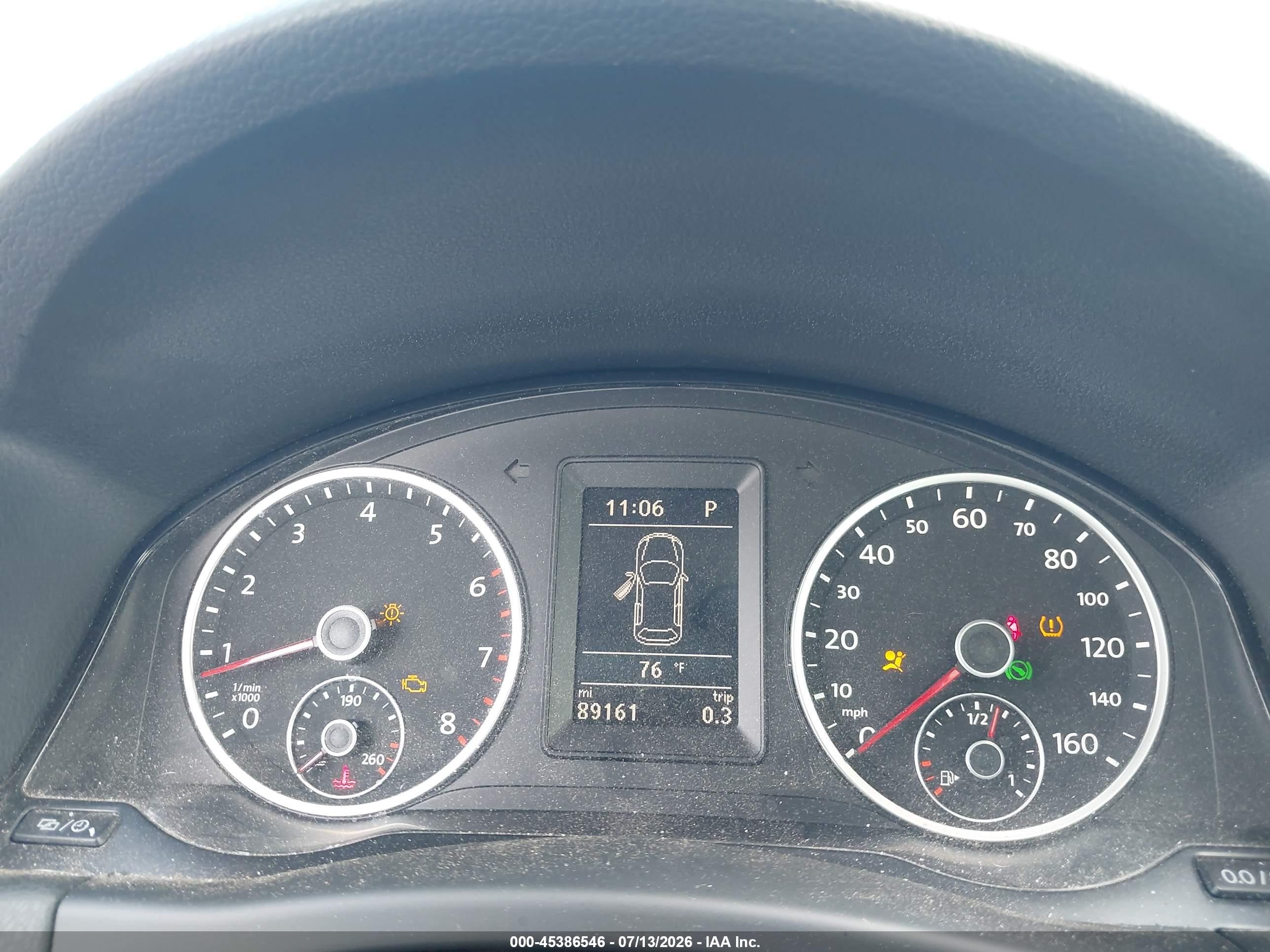 2013 Volkswagen Tiguan Sel Silver vin: WVGBV7AX5DW524581