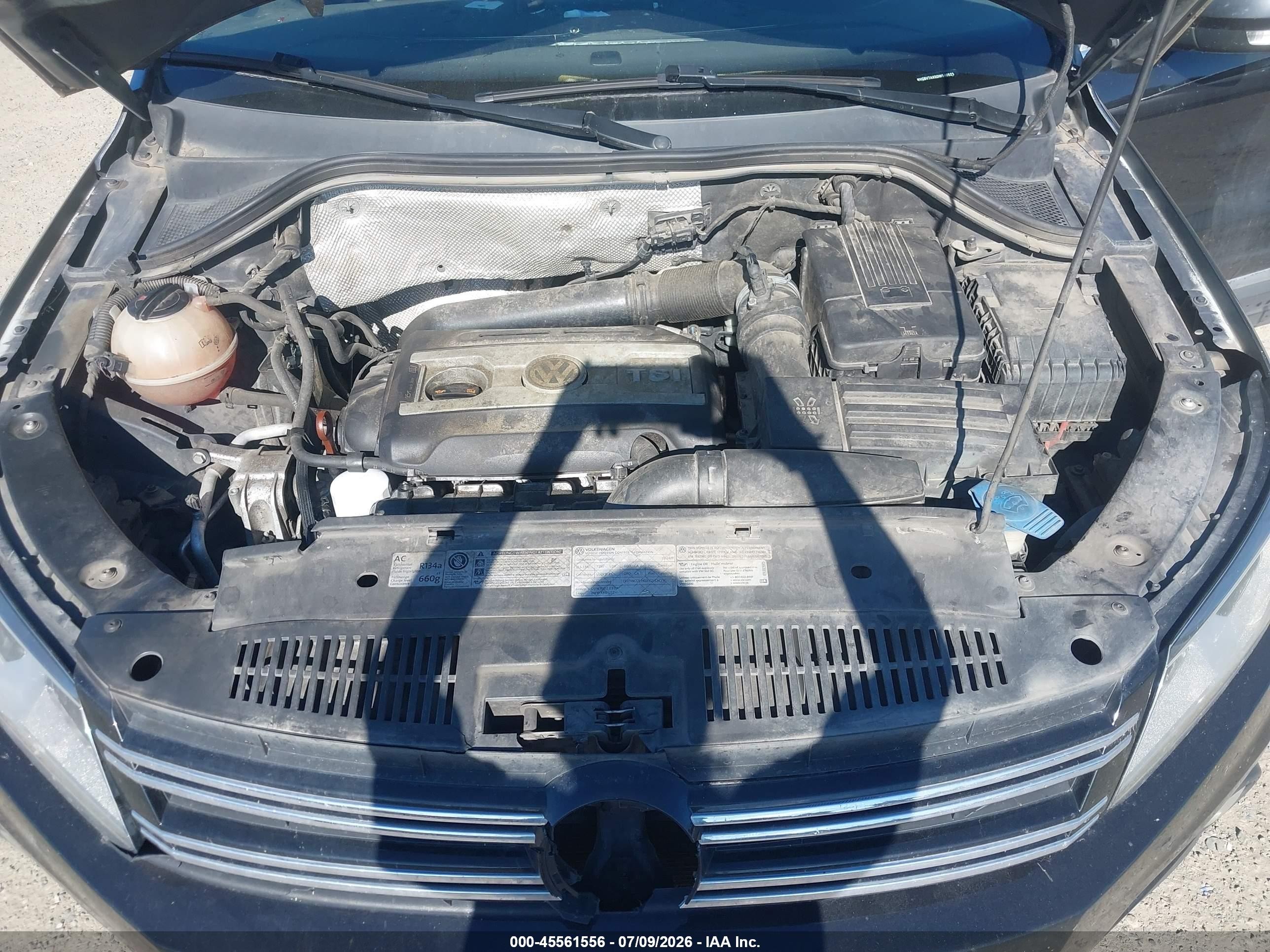 2013 Volkswagen Tiguan Se Черный vin: WVGBV7AX5DW540523