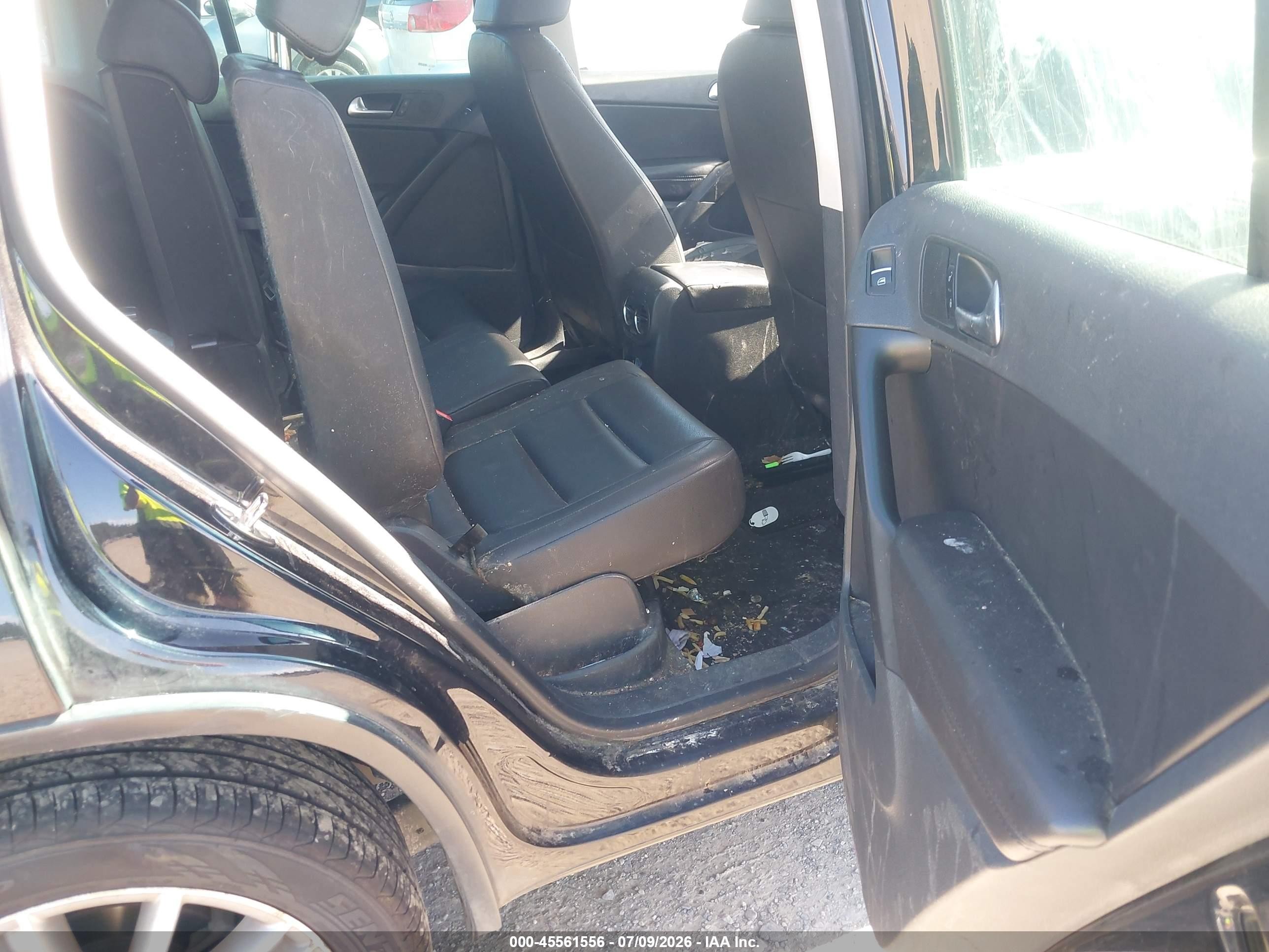 2013 Volkswagen Tiguan Se Черный vin: WVGBV7AX5DW540523