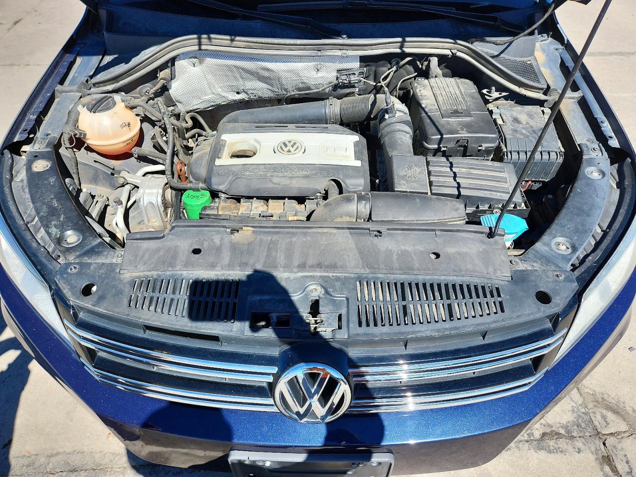 2013 Volkswagen Tiguan S Blue vin: WVGBV7AX5DW545480