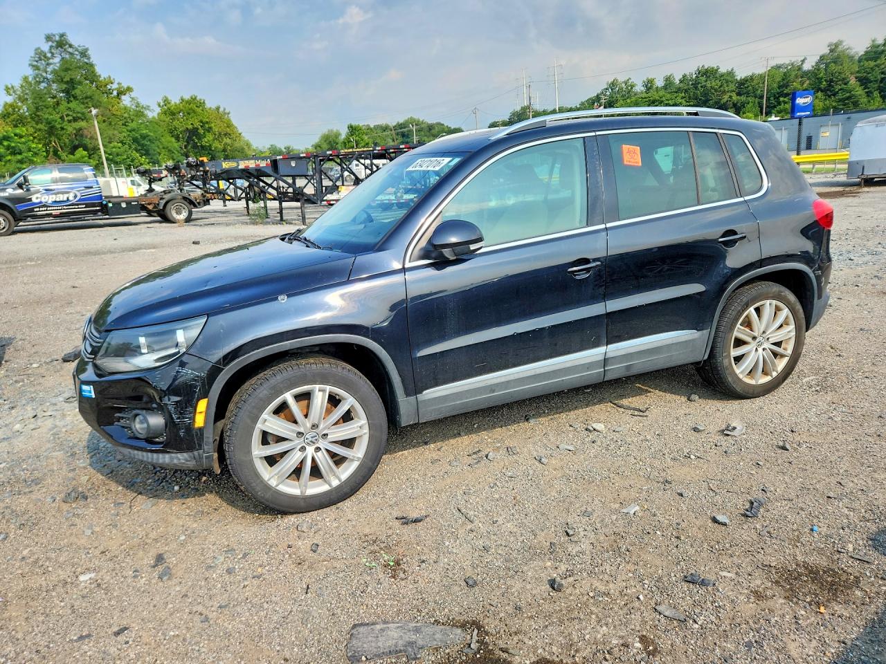 2013 Volkswagen Tiguan S Black vin: WVGBV7AX5DW556916