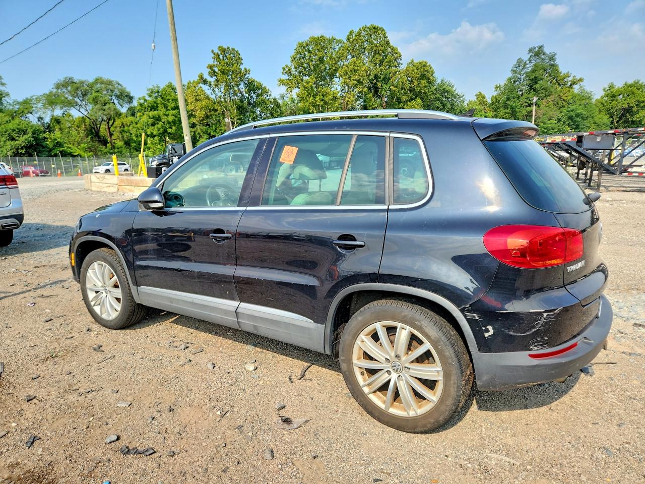2013 Volkswagen Tiguan S Black vin: WVGBV7AX5DW556916