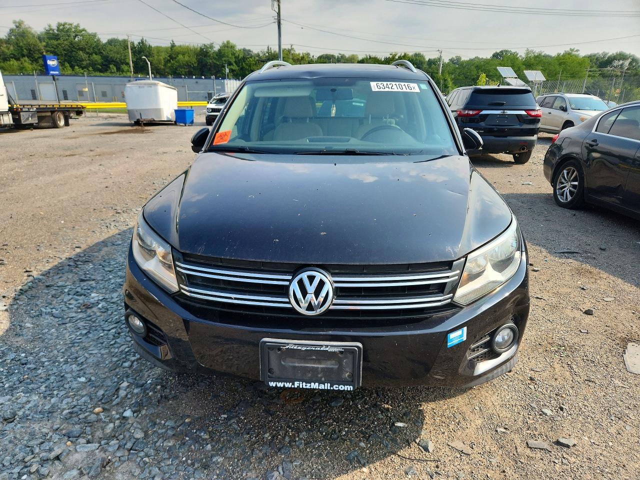 2013 Volkswagen Tiguan S Black vin: WVGBV7AX5DW556916