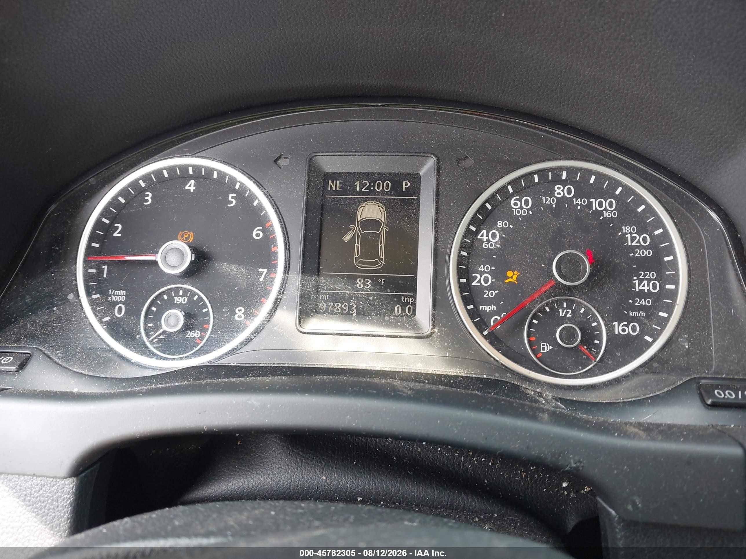2015 Volkswagen Tiguan Se Черный vin: WVGBV7AX5FW521568