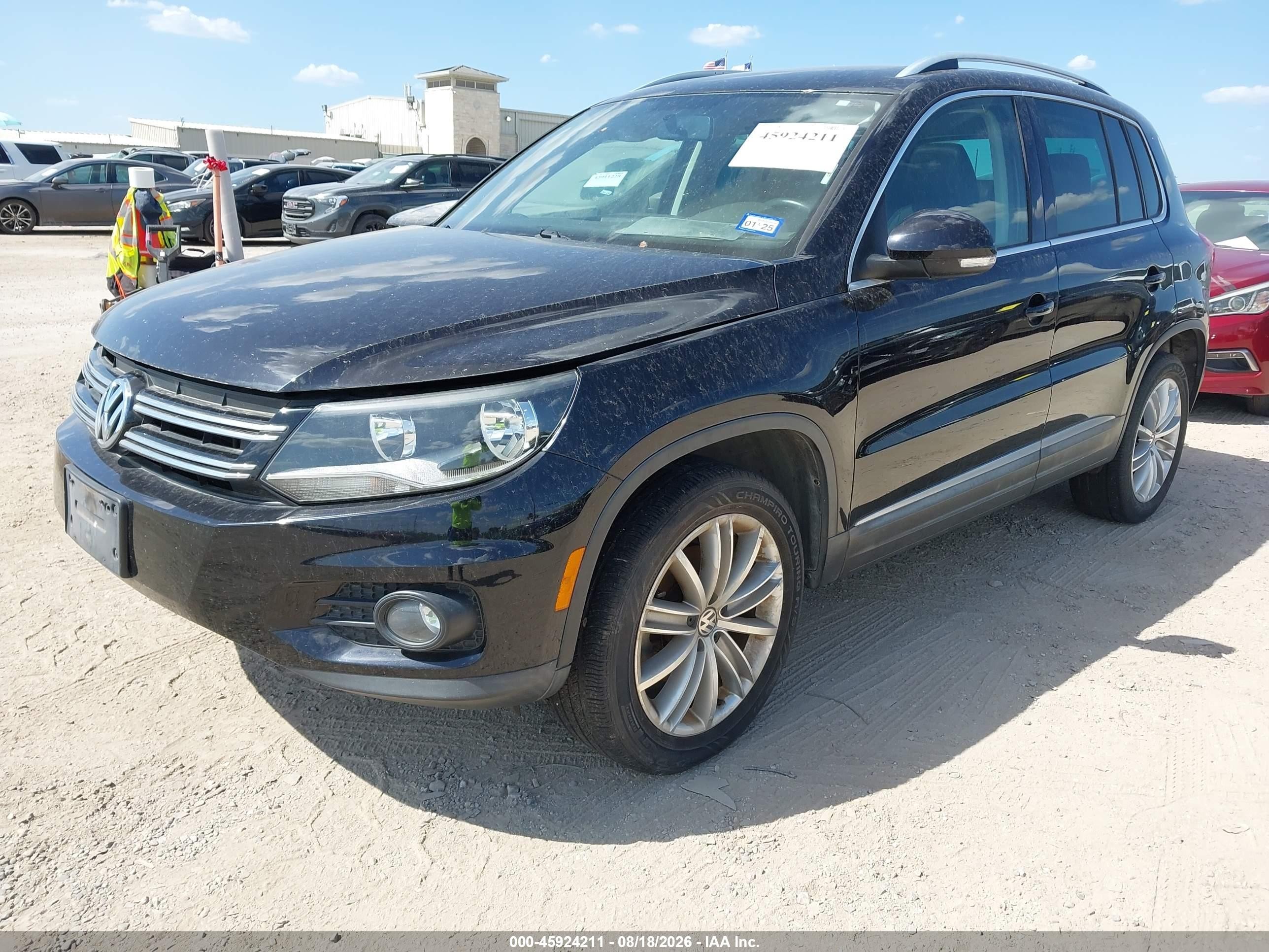 2015 Volkswagen Tiguan Sel Black vin: WVGBV7AX5FW596397