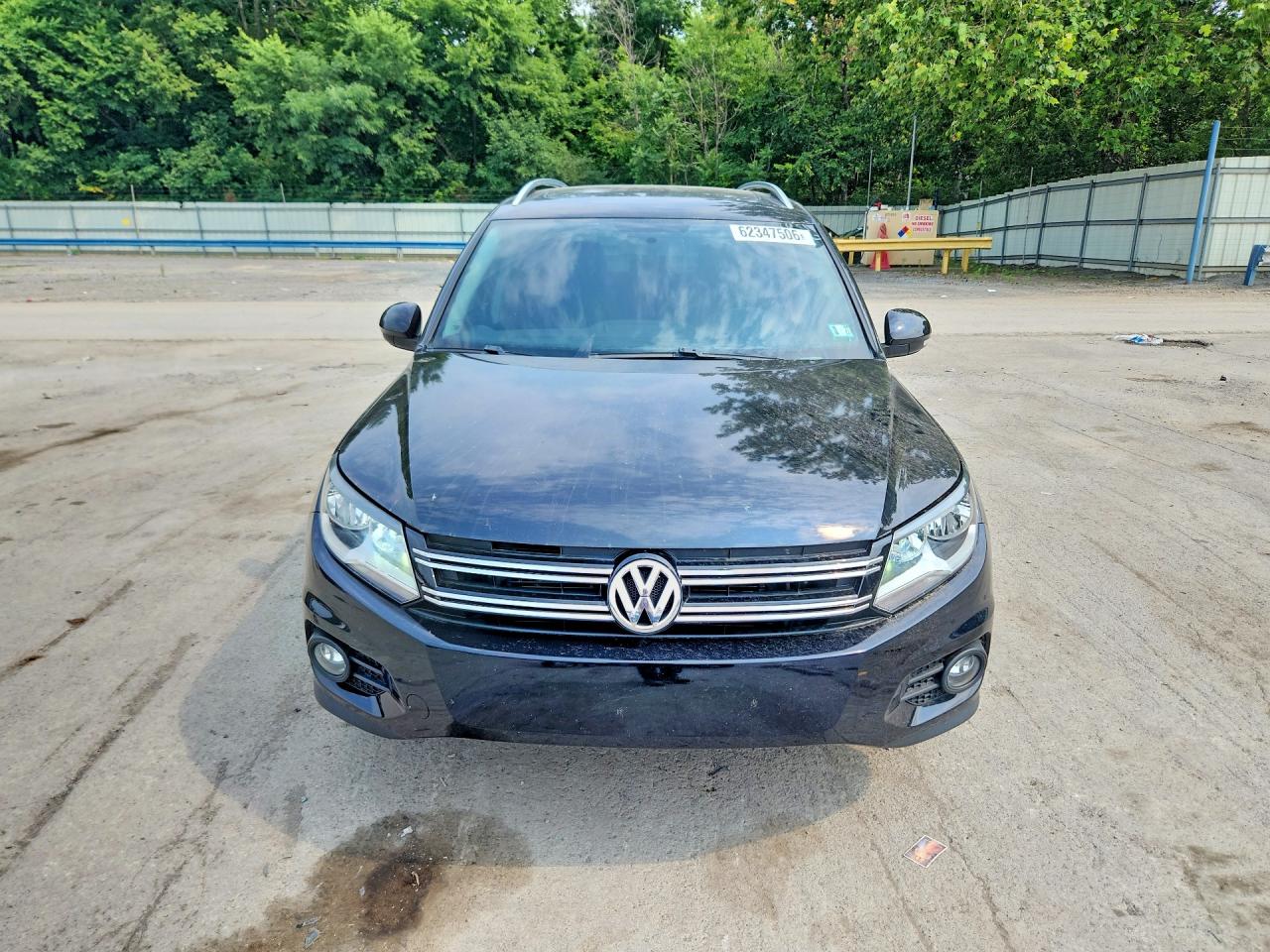 2015 Volkswagen Tiguan S Black vin: WVGBV7AX5FW609889