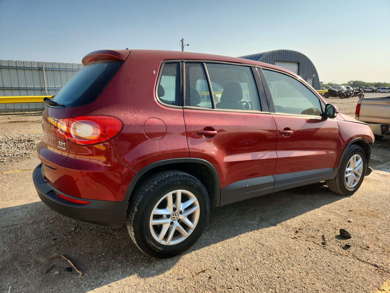 2011 Volkswagen Tiguan S Red vin: WVGBV7AX7BW000488