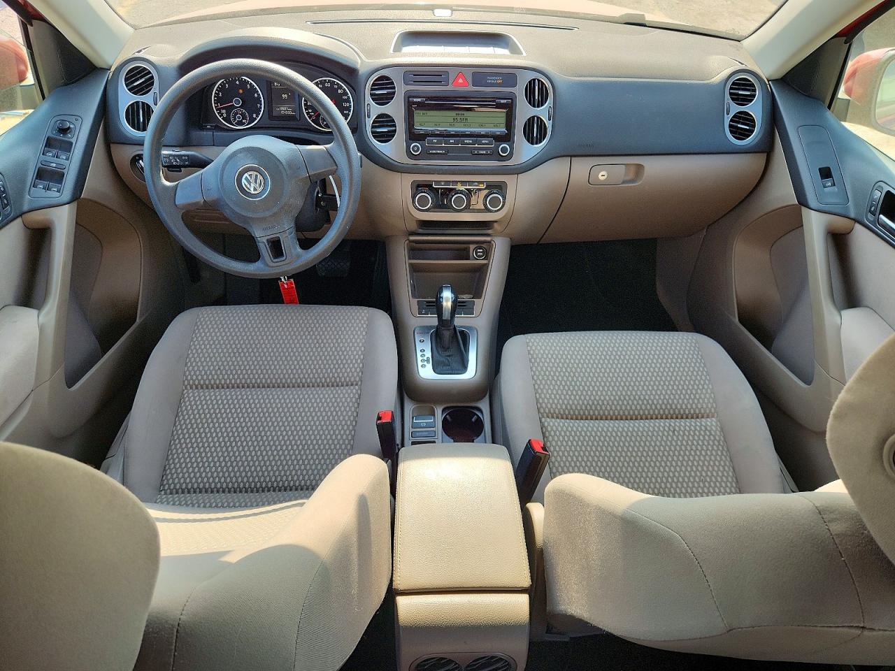 2011 Volkswagen Tiguan S Red vin: WVGBV7AX7BW000488
